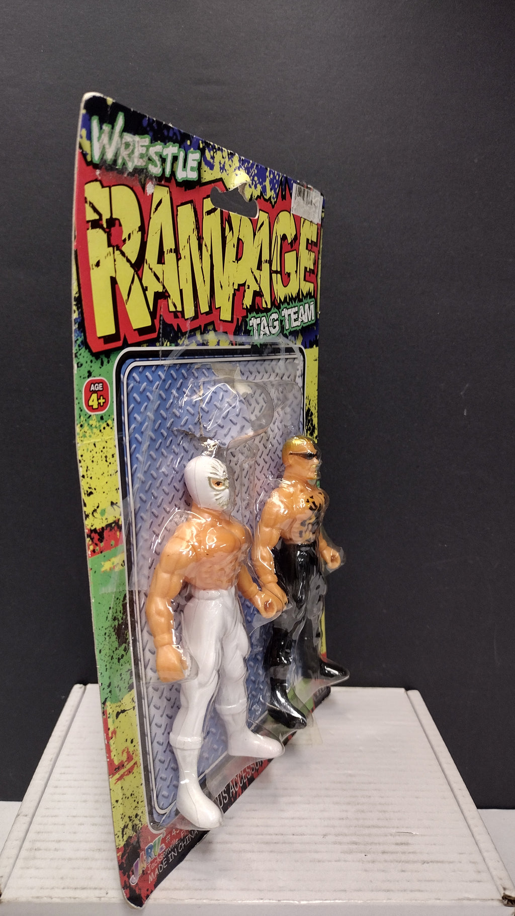 Ja-Ru Wrestle Rampage Tag Team 2-Piece Action Figure Set - Sun King & Spider (2016 - Brand New & Factory Sealed)