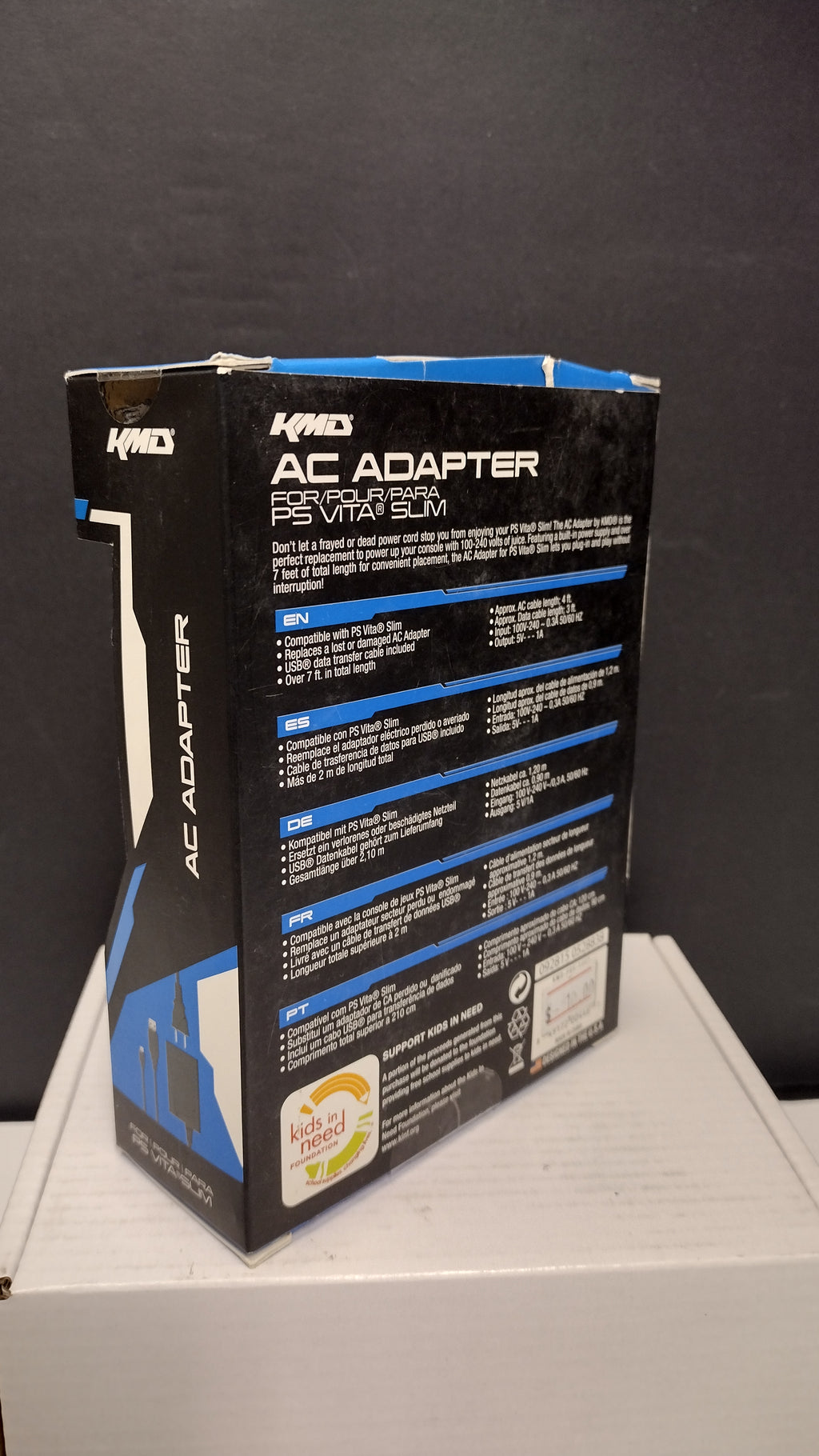 KMD AC Adapter for PlayStation Vita 2000 – 7ft Power Cable (Brand New)