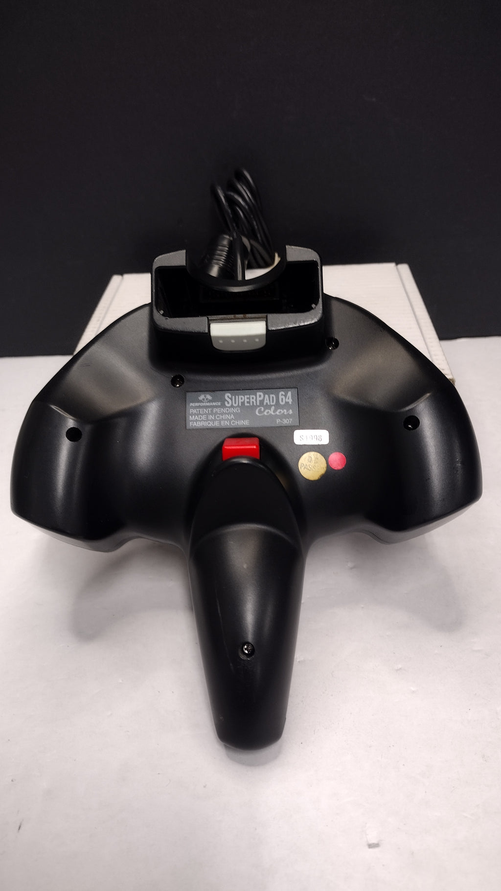 Performance SuperPad 64 Colors- Black Controller- Nintendo 64- Tested