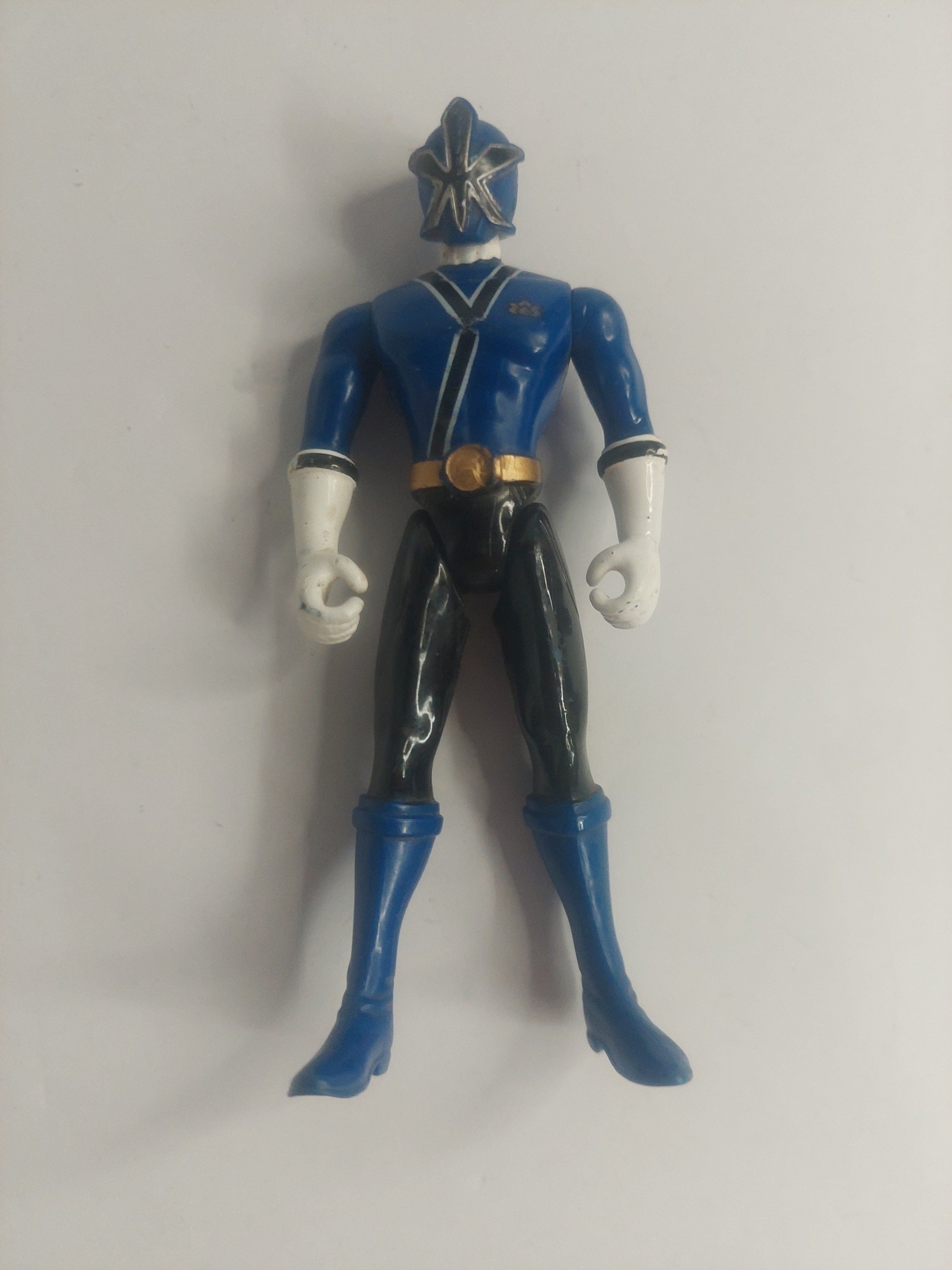 Power Rangers Samurai Blue Mega Ranger 4" Figure