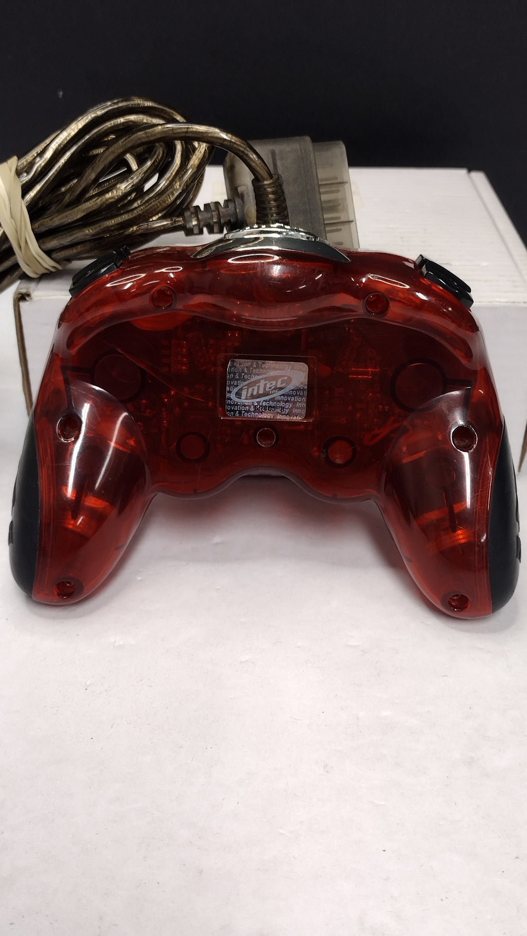Intec Playstation 2- Star Wars Darth Vader-(Red)  Wired Controller- TESTED