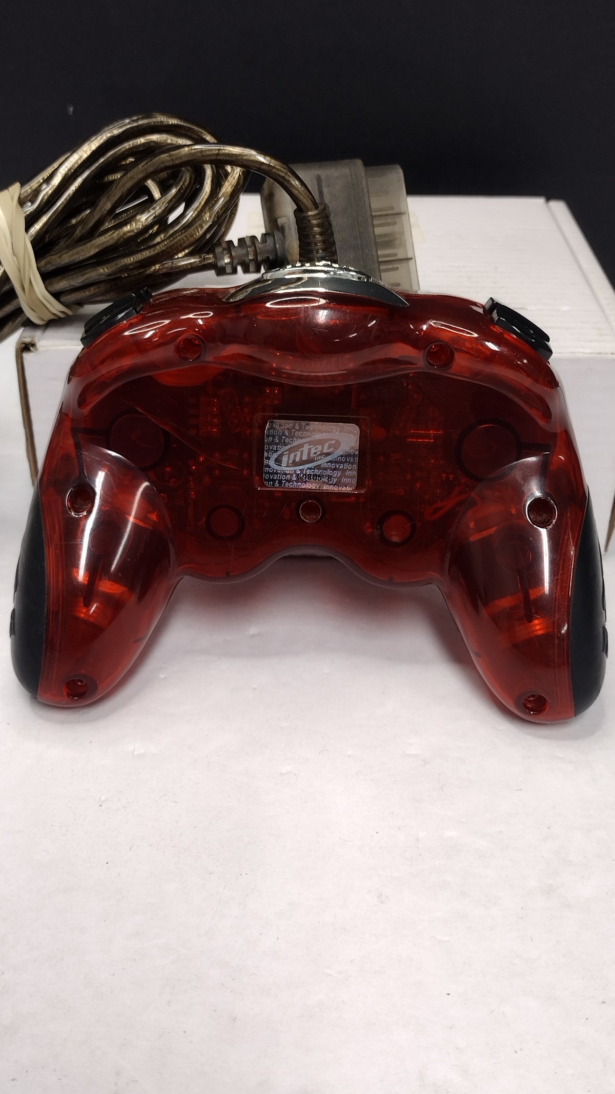Intec Playstation 2- Star Wars Darth Vader-(Red)  Wired Controller- TESTED