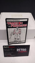 Vintage 1985 Original G1 Transformers Blaster Instruction Booklet