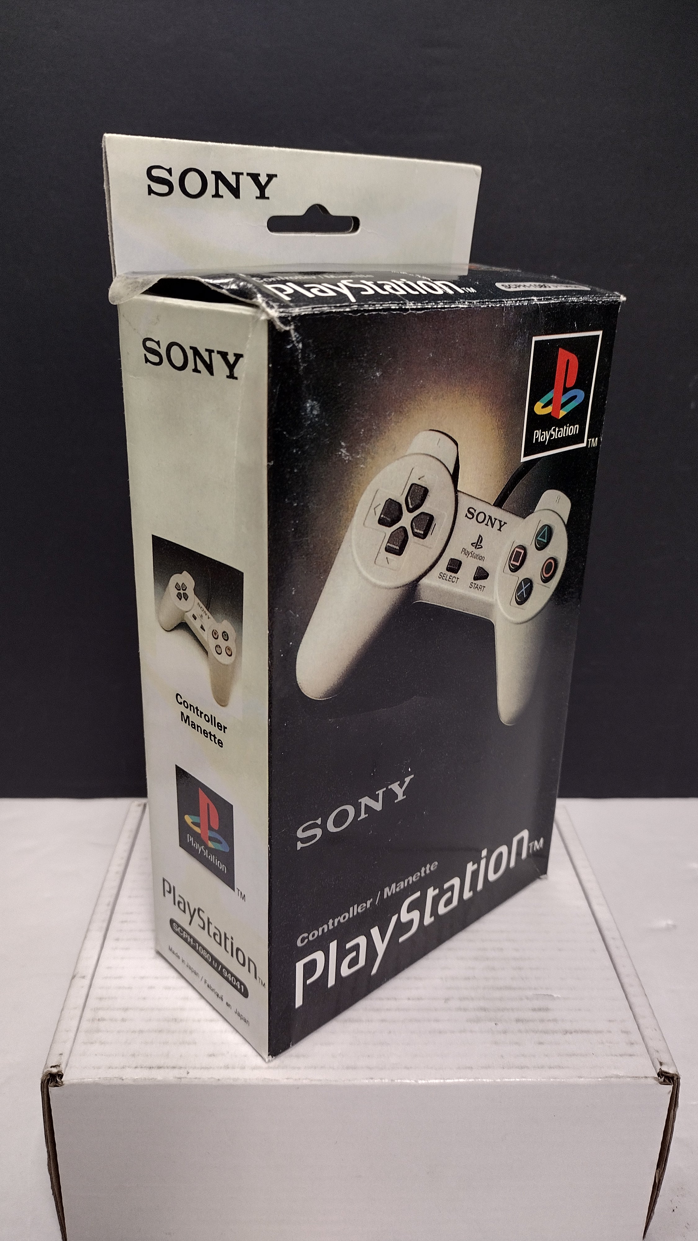 Official Sony PlayStation PS1 Original Controller SCPH-1080 (u/94041 - Brand New / Open Box Sealed Inner Polybag)