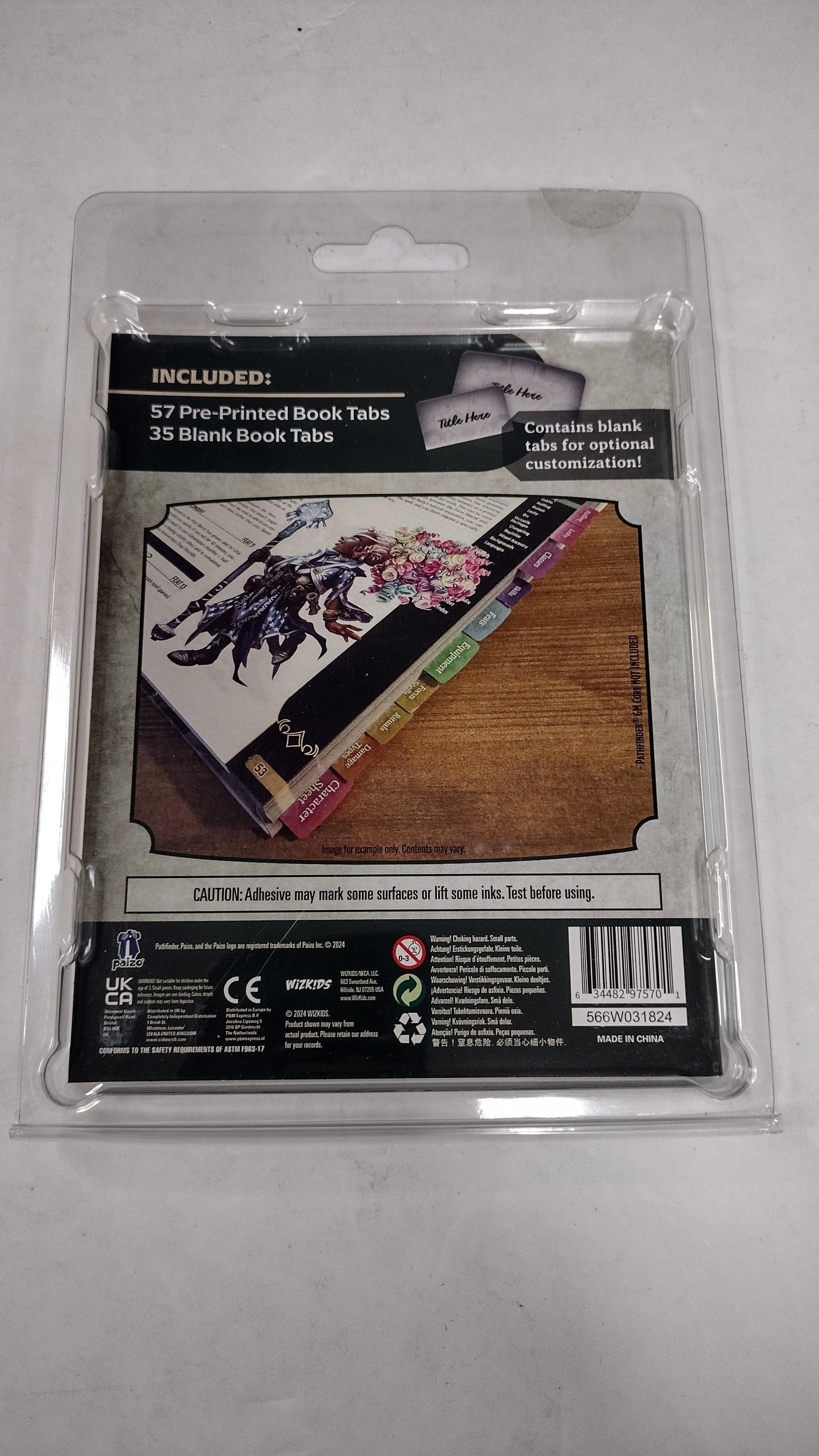 WizKids Pathfinder Book Tabs: GM Core
