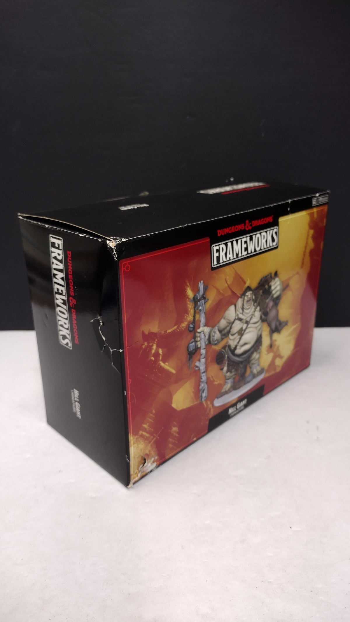 D&D Frameworks Hill Giant Unpainted Model Kit WizKids Open Box Sealed