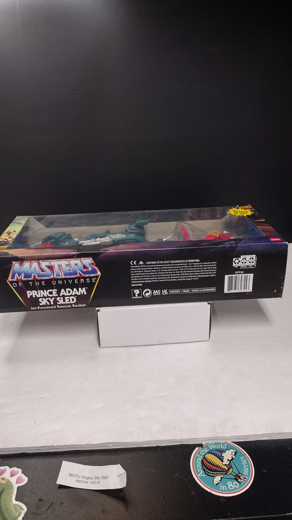 Masters of the Universe Origins: Prince Adam & Sky Sled Vehicle Set • Brand New / Factory Sealed in Original Box (Mattel 2020)
