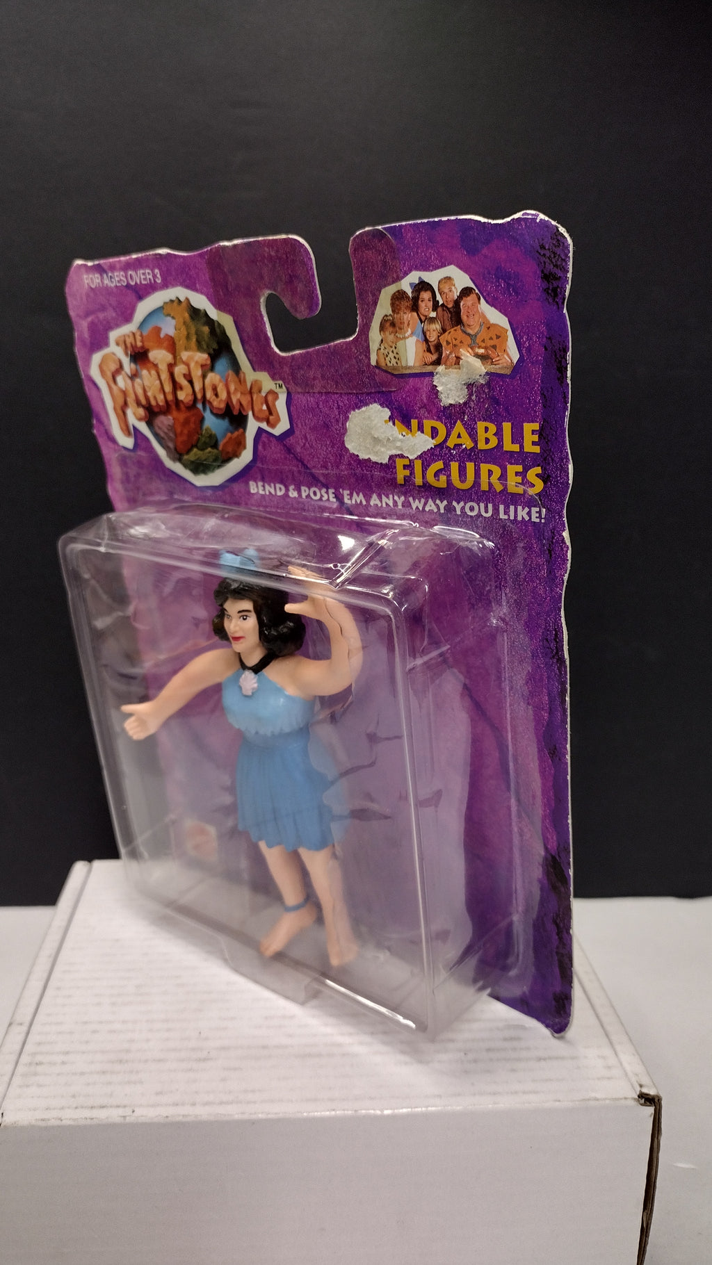 Mattel The Flintstones Movie Betty Rubble Bendable Figure (1993 Release - Brand New & Factory Sealed)