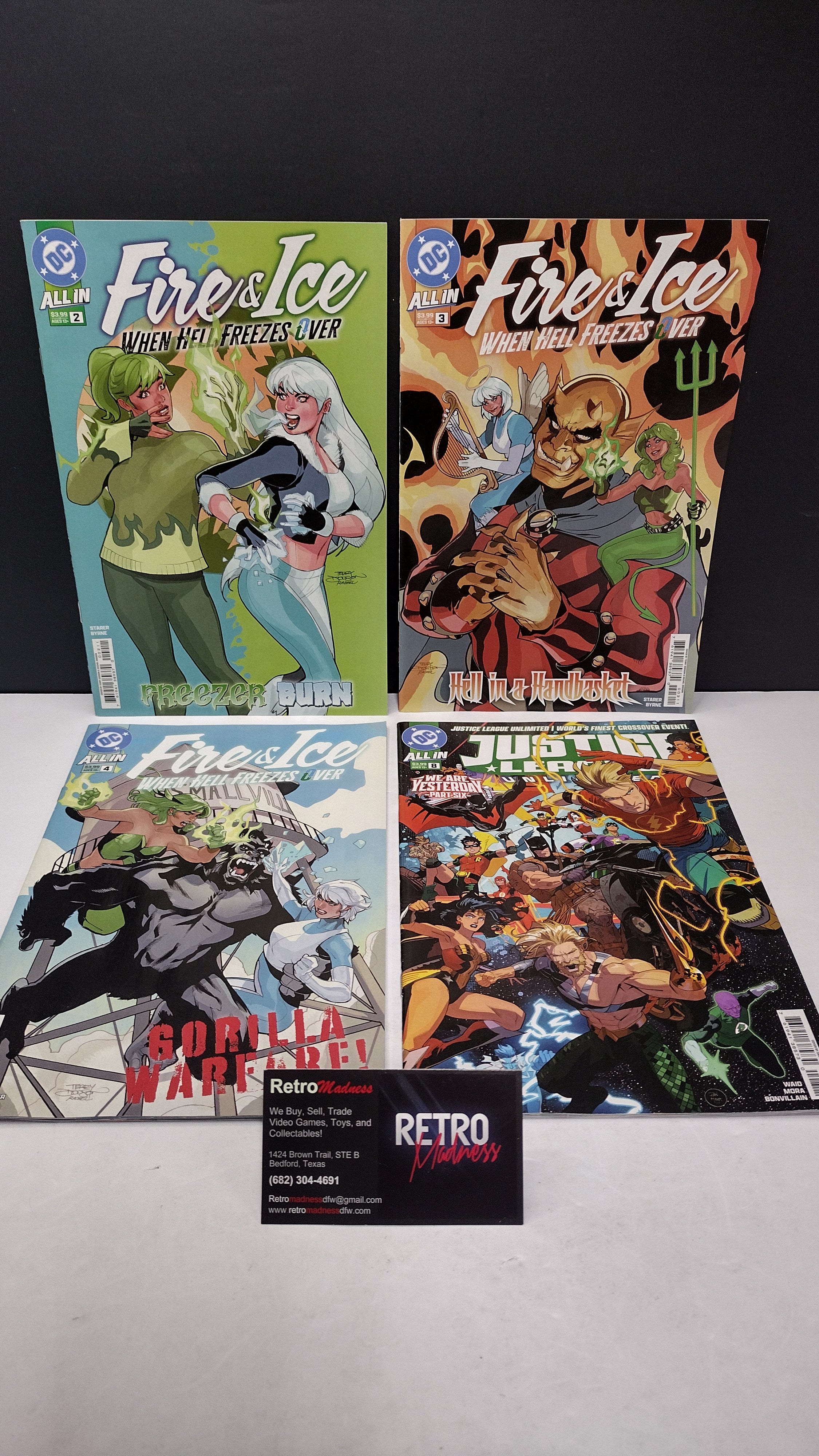 DC Comics Modern Era Lot – 4 Book Set - Lot G2 (Brand New / Unread)