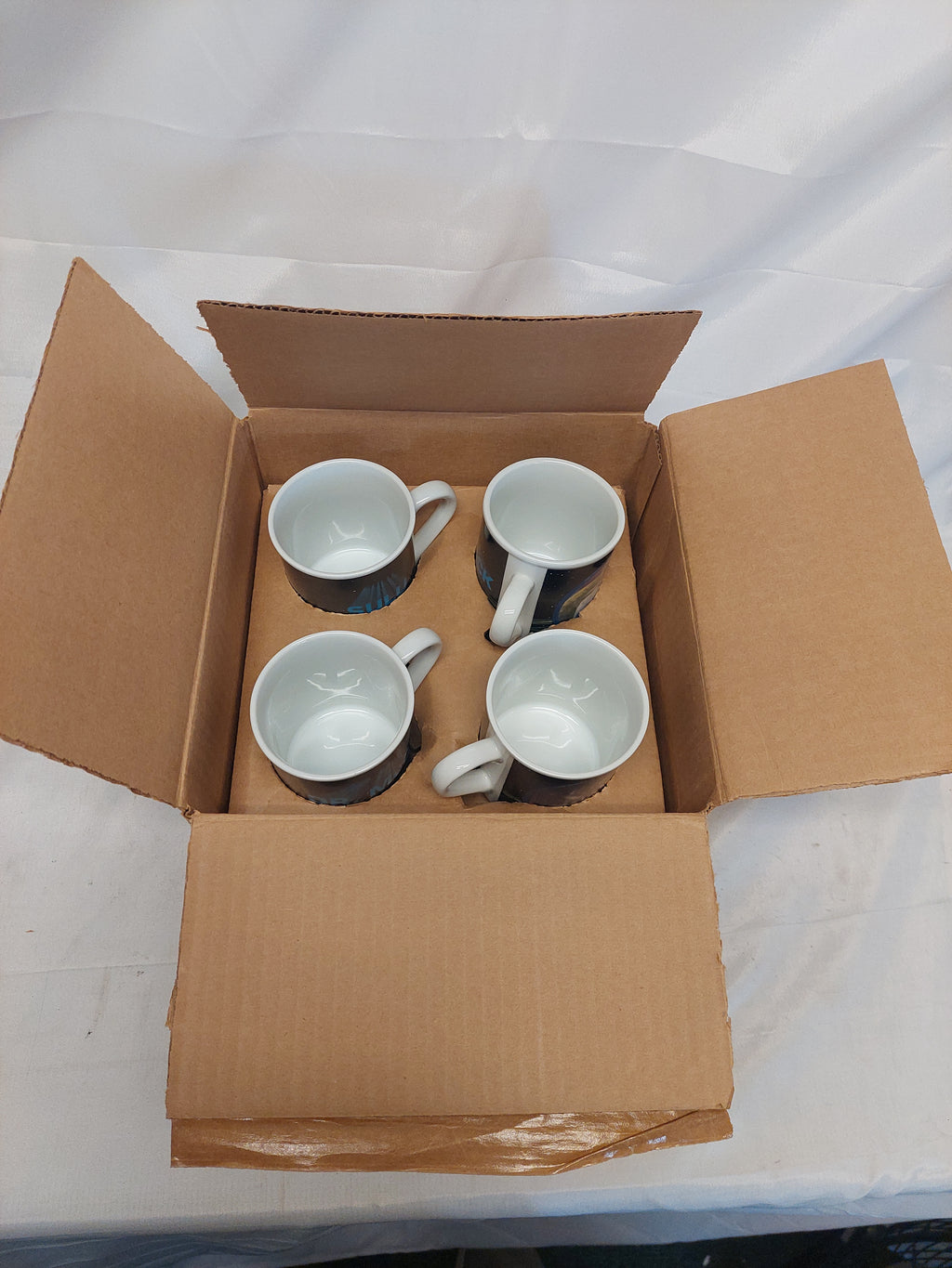Vintage Hamilton Collection Star Trek 4 Coffee Mugs Lot B