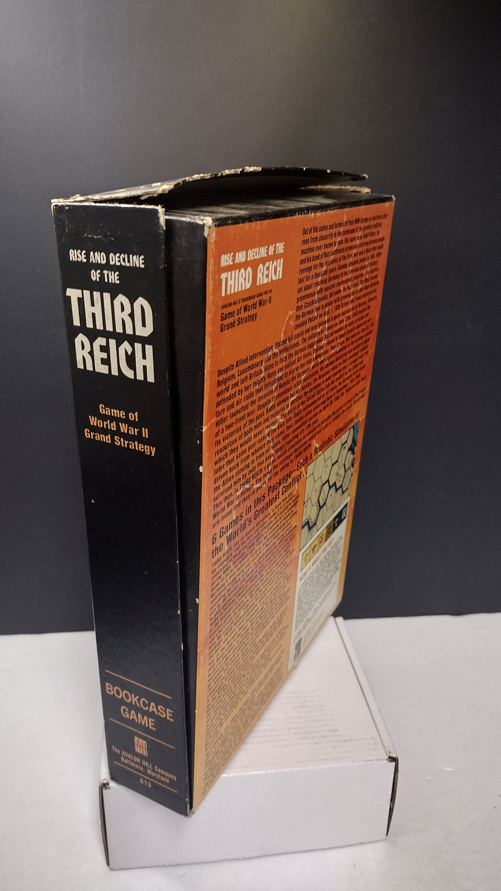 Vintage Avalon Hill Bookcase Game #813 – Rise and Decline of the Third Reich