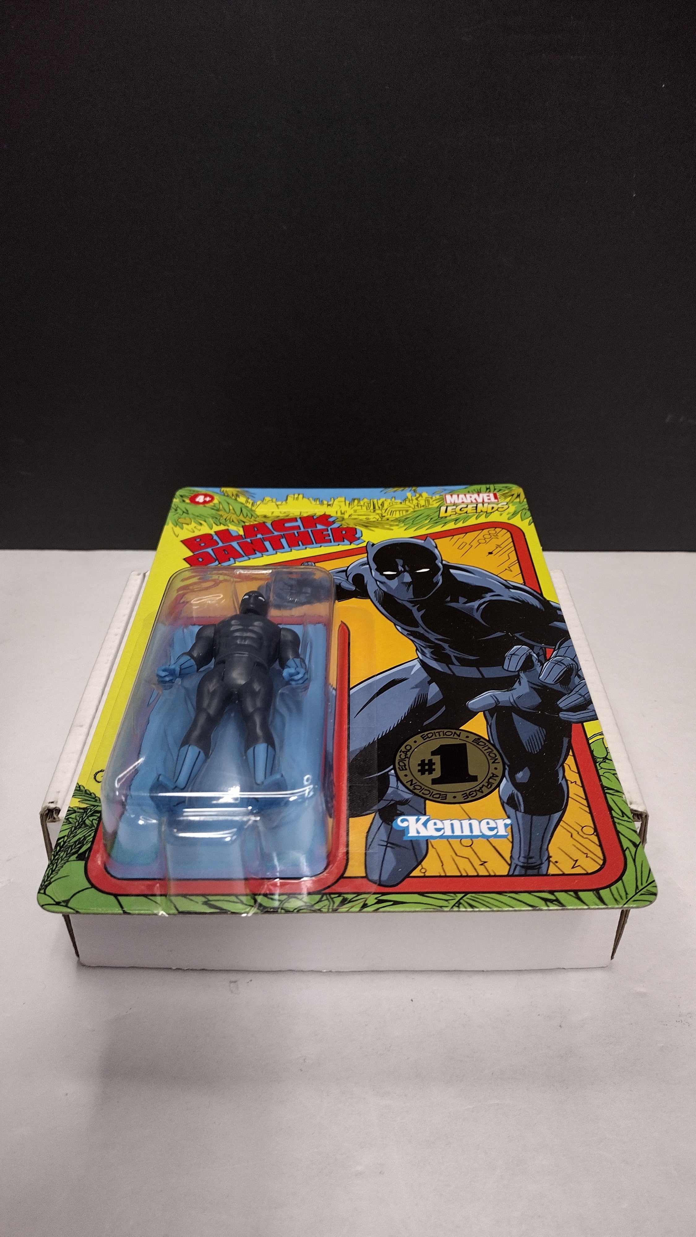 Hasbro Marvel Legends Retro 3.75-Inch Black Panther & Captain America 2-Pack NIB (Open Outer Box)