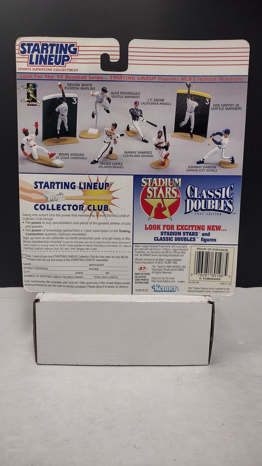 Vintage 1997 Cooperstown Collection Starting Lineup Dottie Kamenshek Figure (Kenner AAGPBL - Sealed on Card / Great Condition)