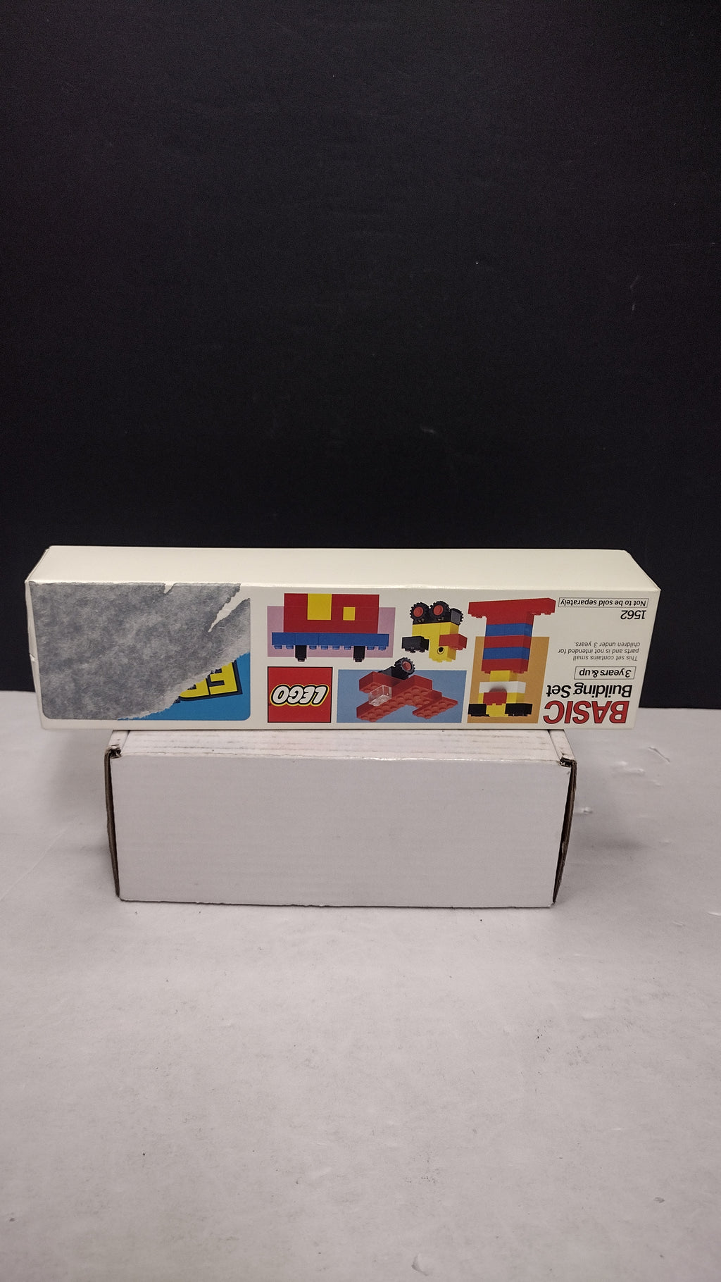 Vintage 1985 LEGO Basic Building Set #1562 Crest Toothpaste Mail-In Promo (Factory Sealed / Sticker Removal Packaging Wear)