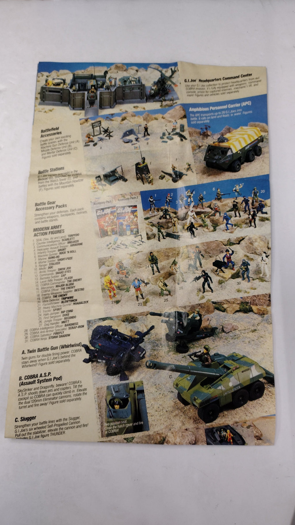 G.I. Joe 1984 Catalog Brochure Booklet Vintage Hasbro ARAH
