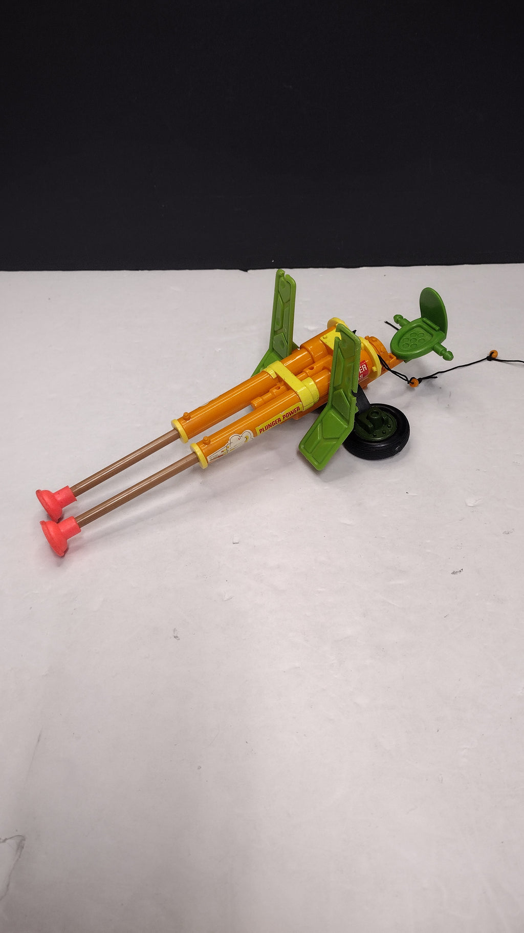 1989 TMNT Double Barreled Plunger Gun- Incomplete-
