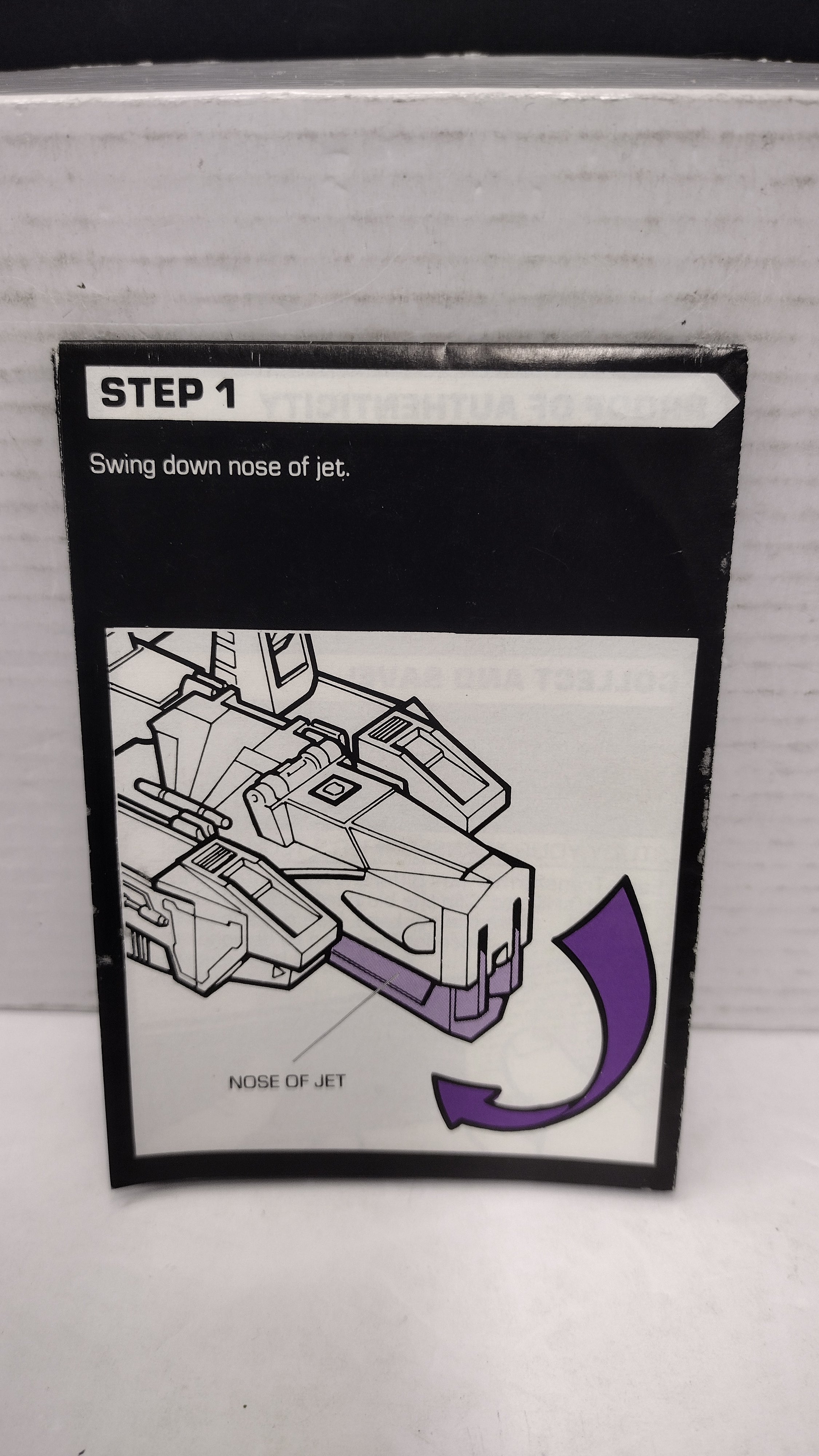 Vintage 1987 Original G1 Transformers Apeface - Instruction Booklet