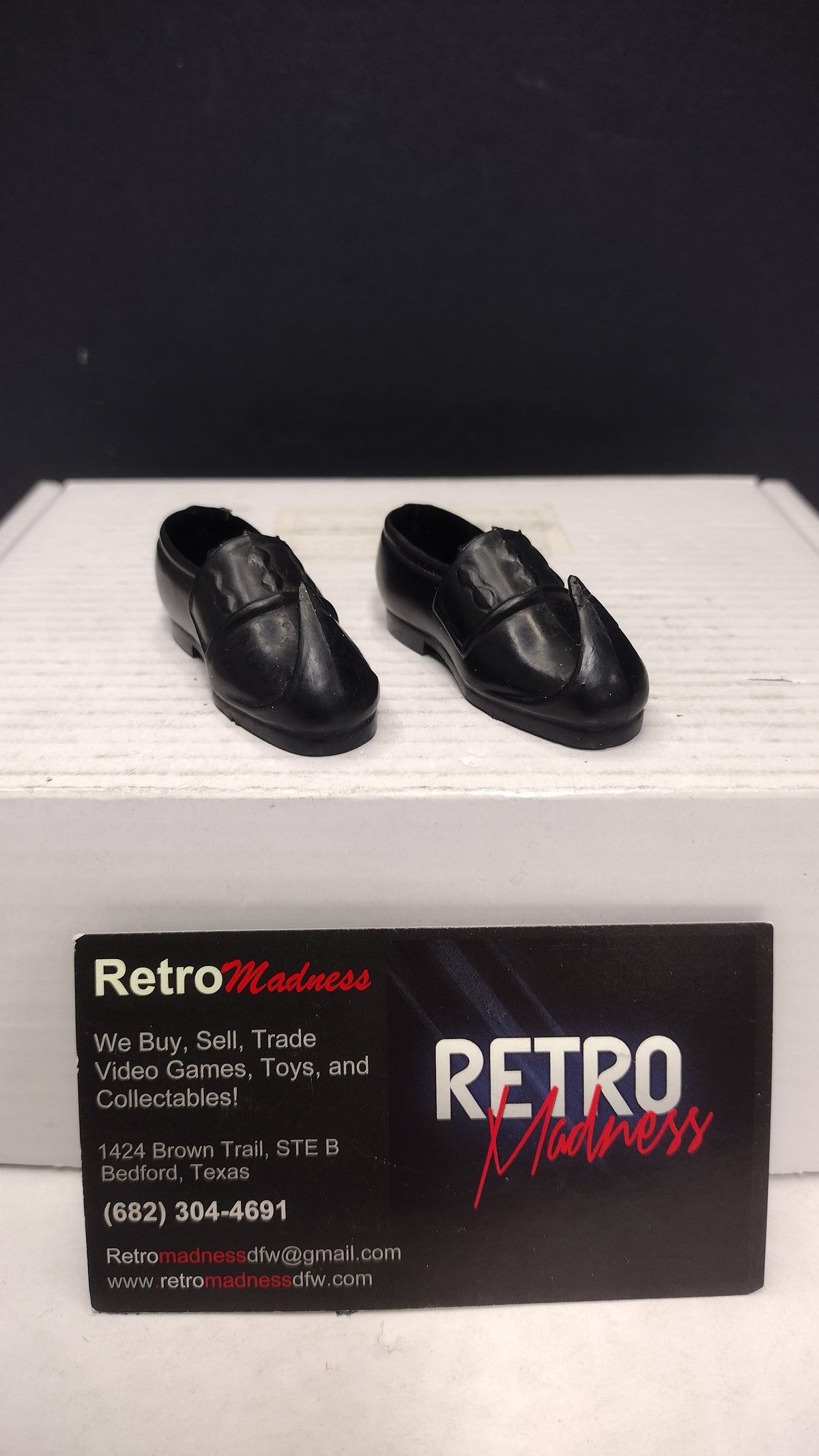 Vintage 1978 Mego Buck Rogers: 12" Tiger Man Black Shoes