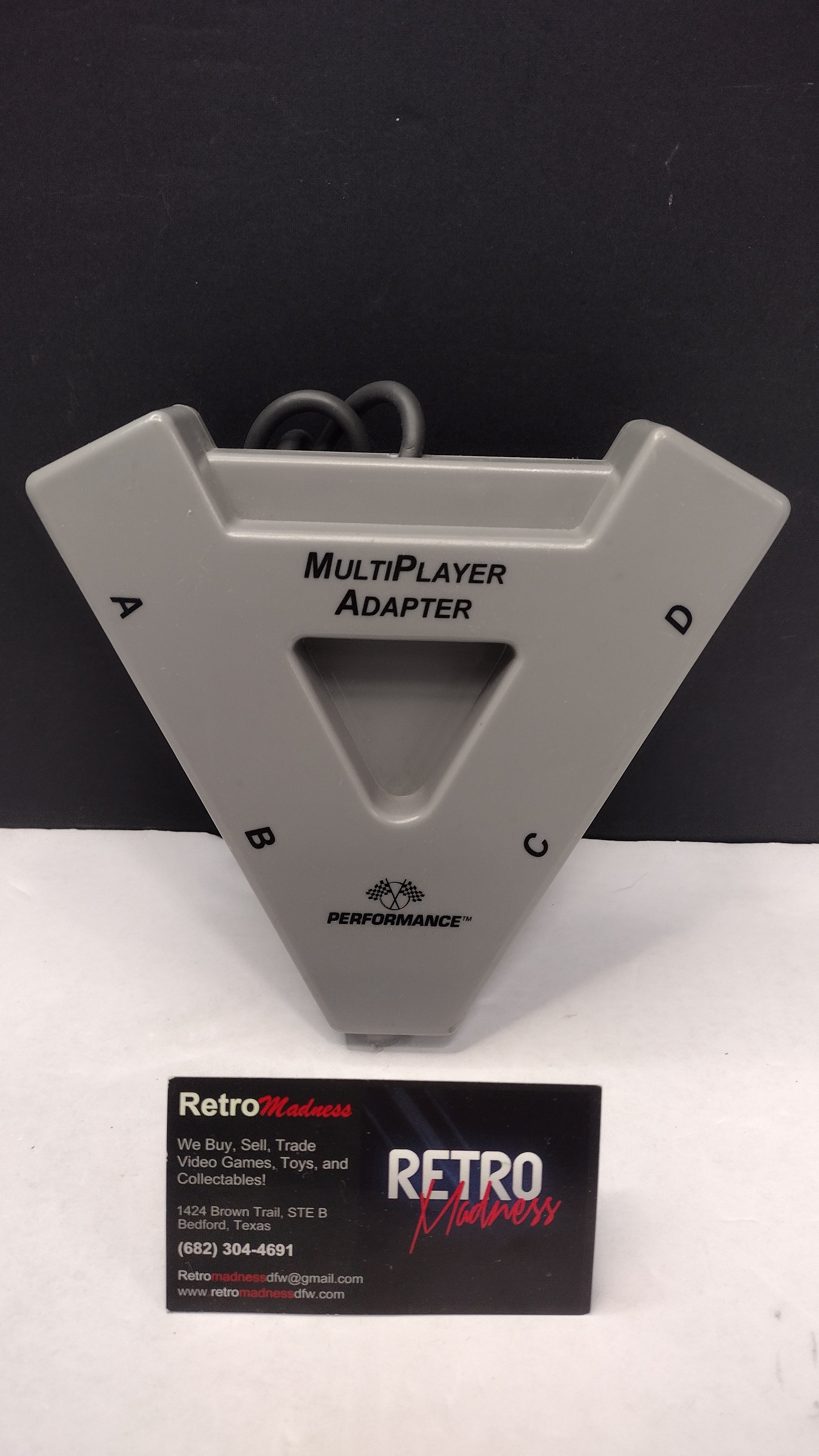 Performance MultiPlayer Adapter PS1 PS2 Multitap Controller Hub - Tested