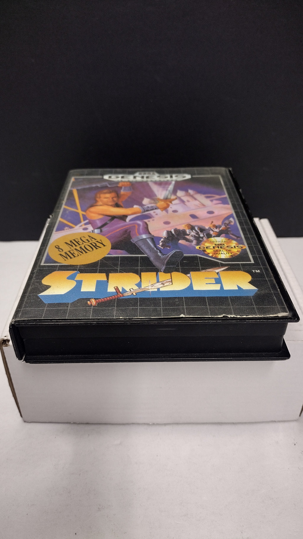 Vintage Strider Sega Genesis Box & Manual Only (No Game)