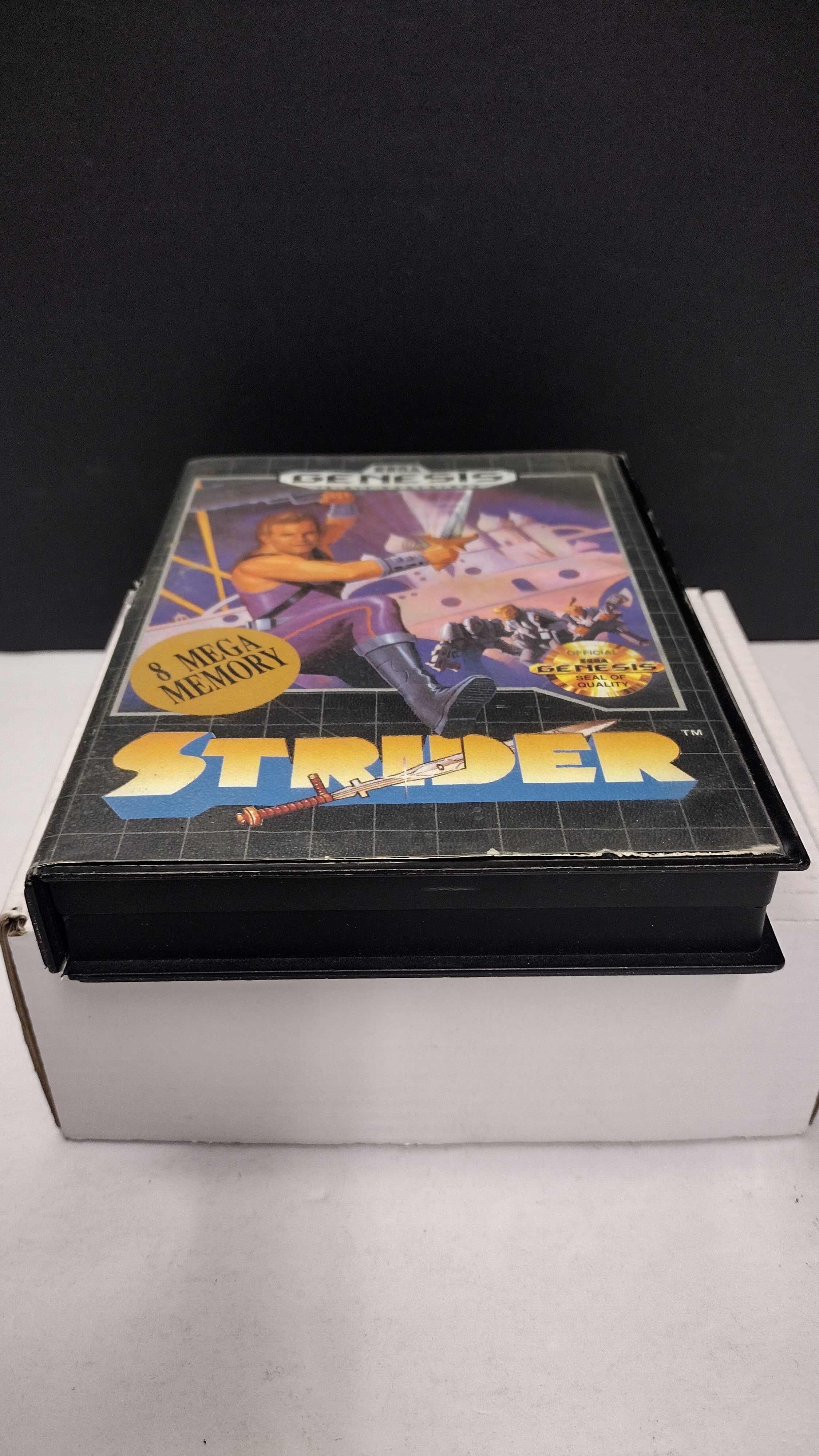 Vintage Strider Sega Genesis Box & Manual Only (No Game)