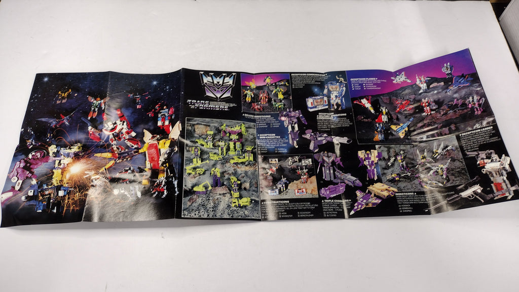 Vintage Original G1 Transformers Inserts Lot: 1984-1986