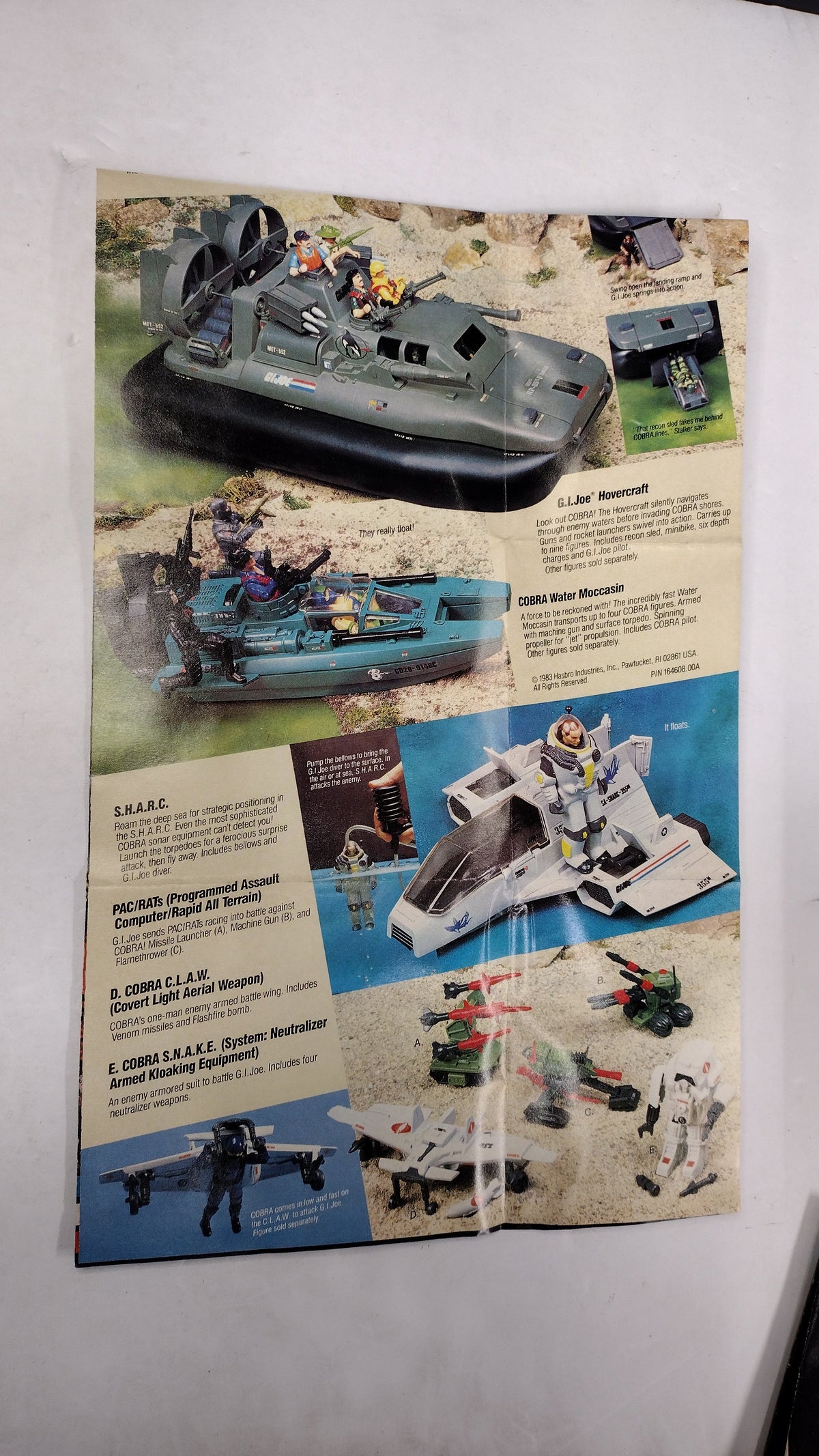 G.I. Joe 1984 Catalog Brochure Booklet Vintage Hasbro ARAH