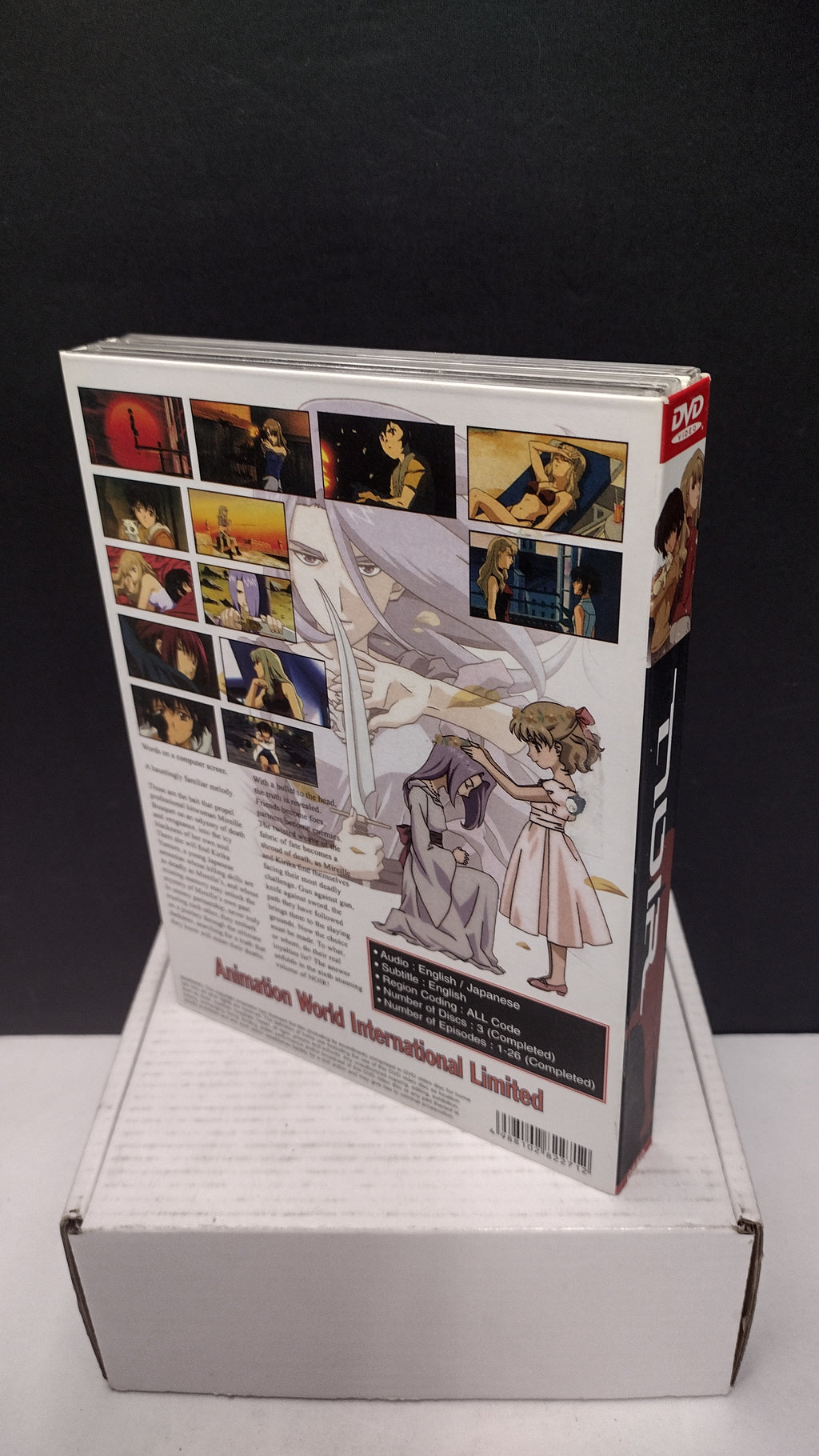 Noir: The Complete Collection Anime Box Set (3-Disc Set - 26 Complete Episodes, Pre-Owned)