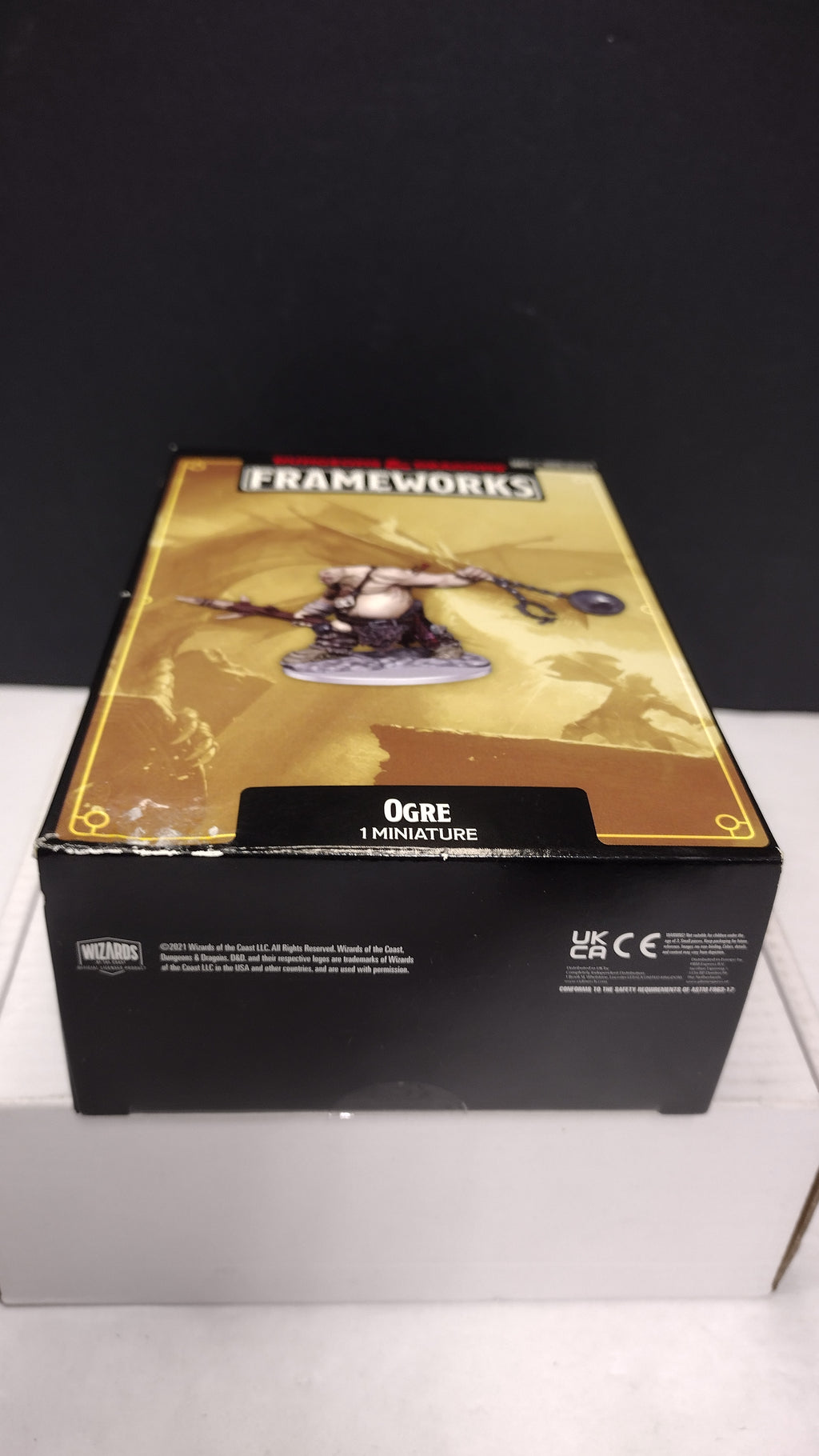 D&D Frameworks Ogre Unpainted Model Kit WizKids Sealed in Box
