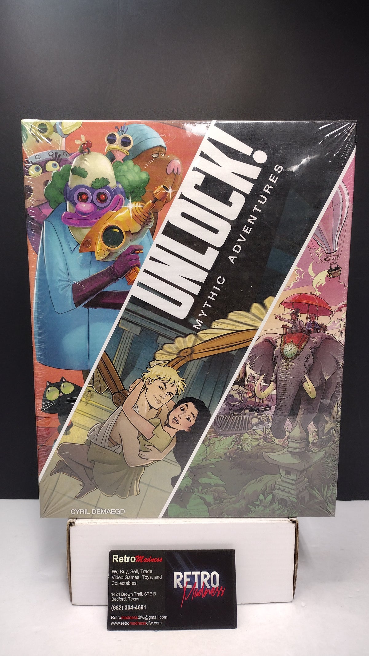Unlock! Mythic Adventures Escape Room Board Game 3-in-1 Box Set New Sealed