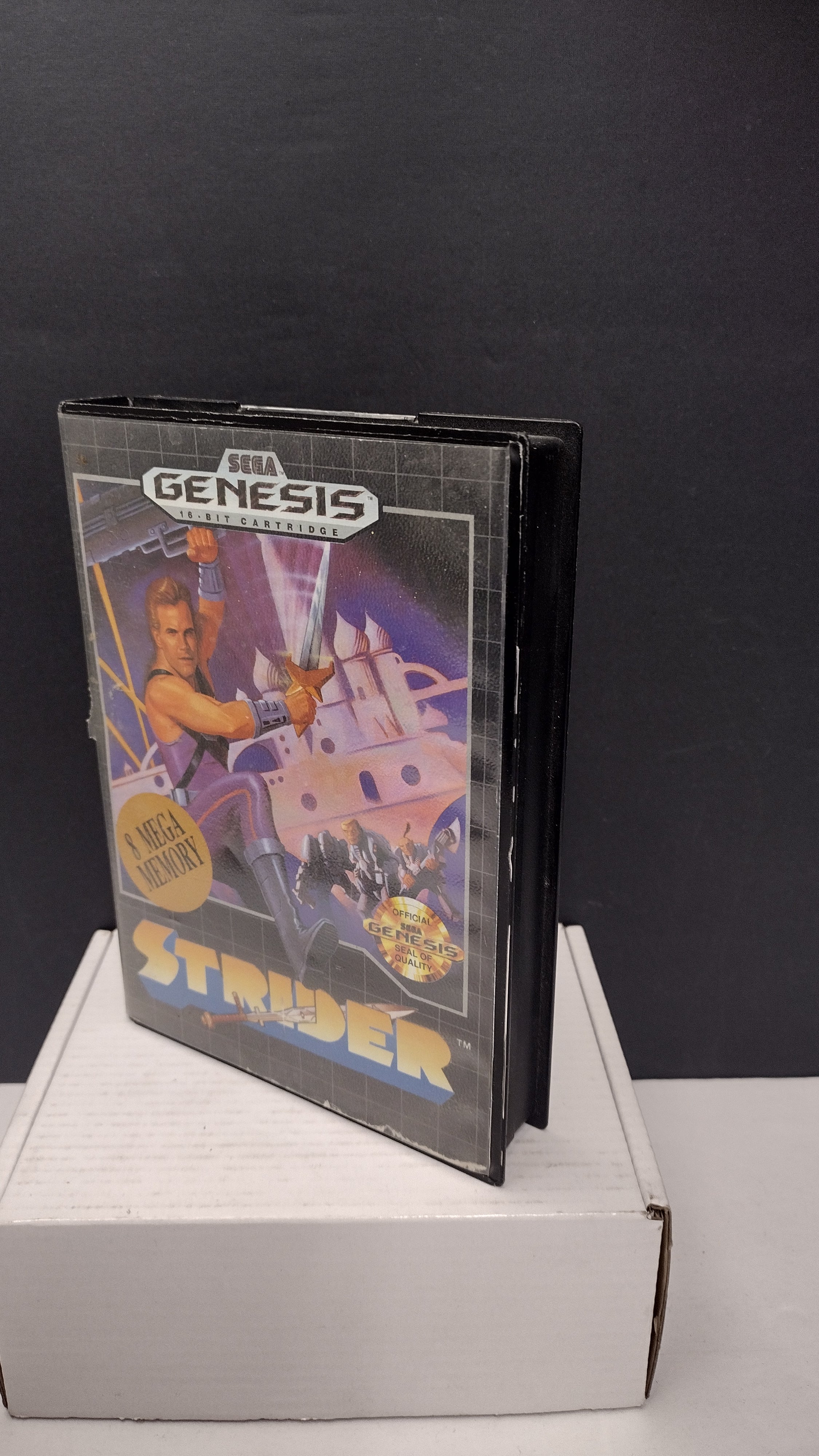 Vintage Strider Sega Genesis Box & Manual Only (No Game)