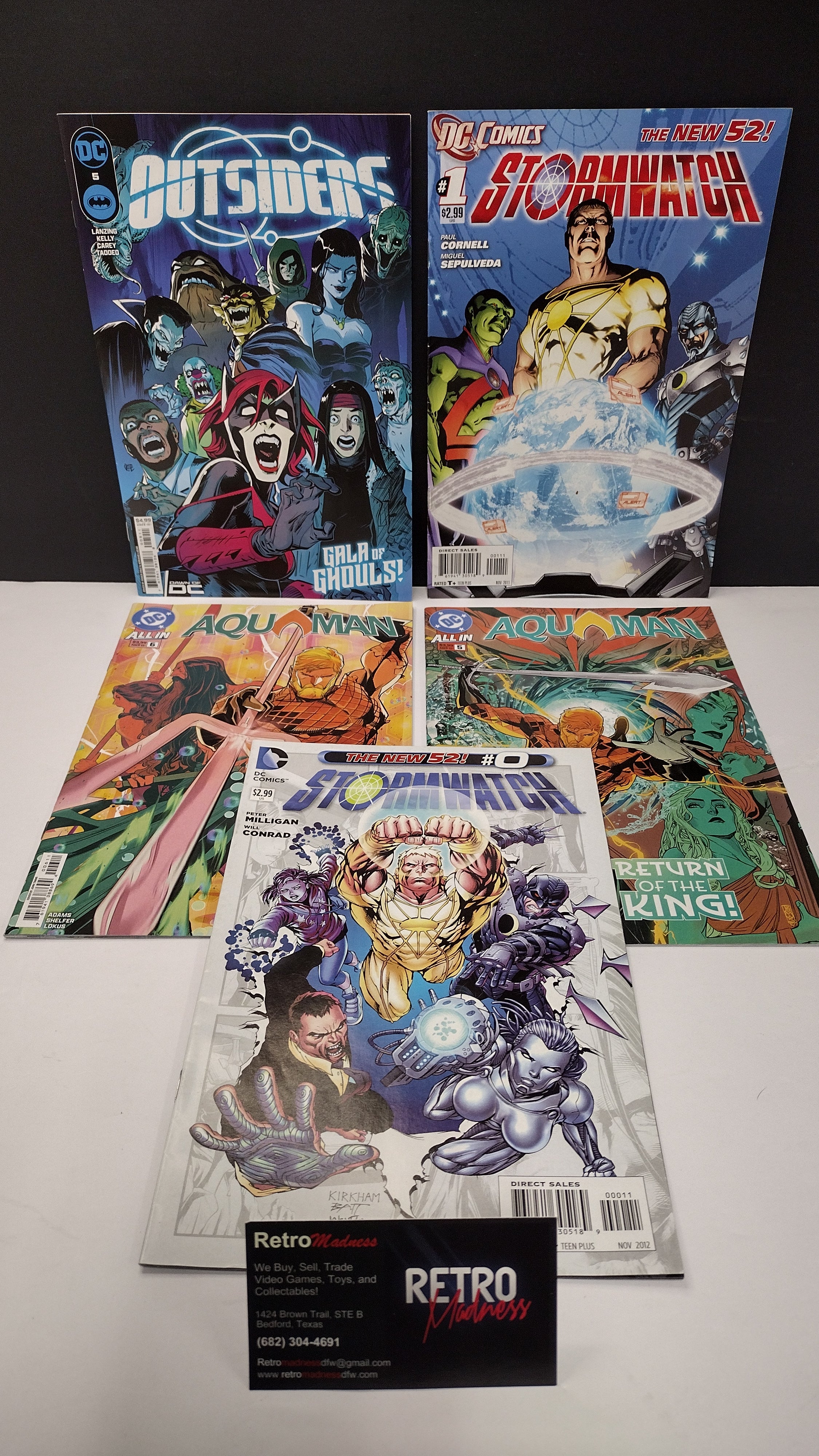 DC Comics Modern Era Lot – 5 Book Set - Lot R2 (Brand New / Unread)