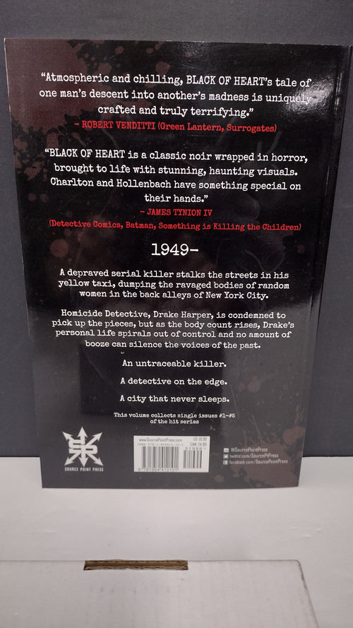 (MATURE) Black of Heart by Charlton Hollenbach – New Paperback