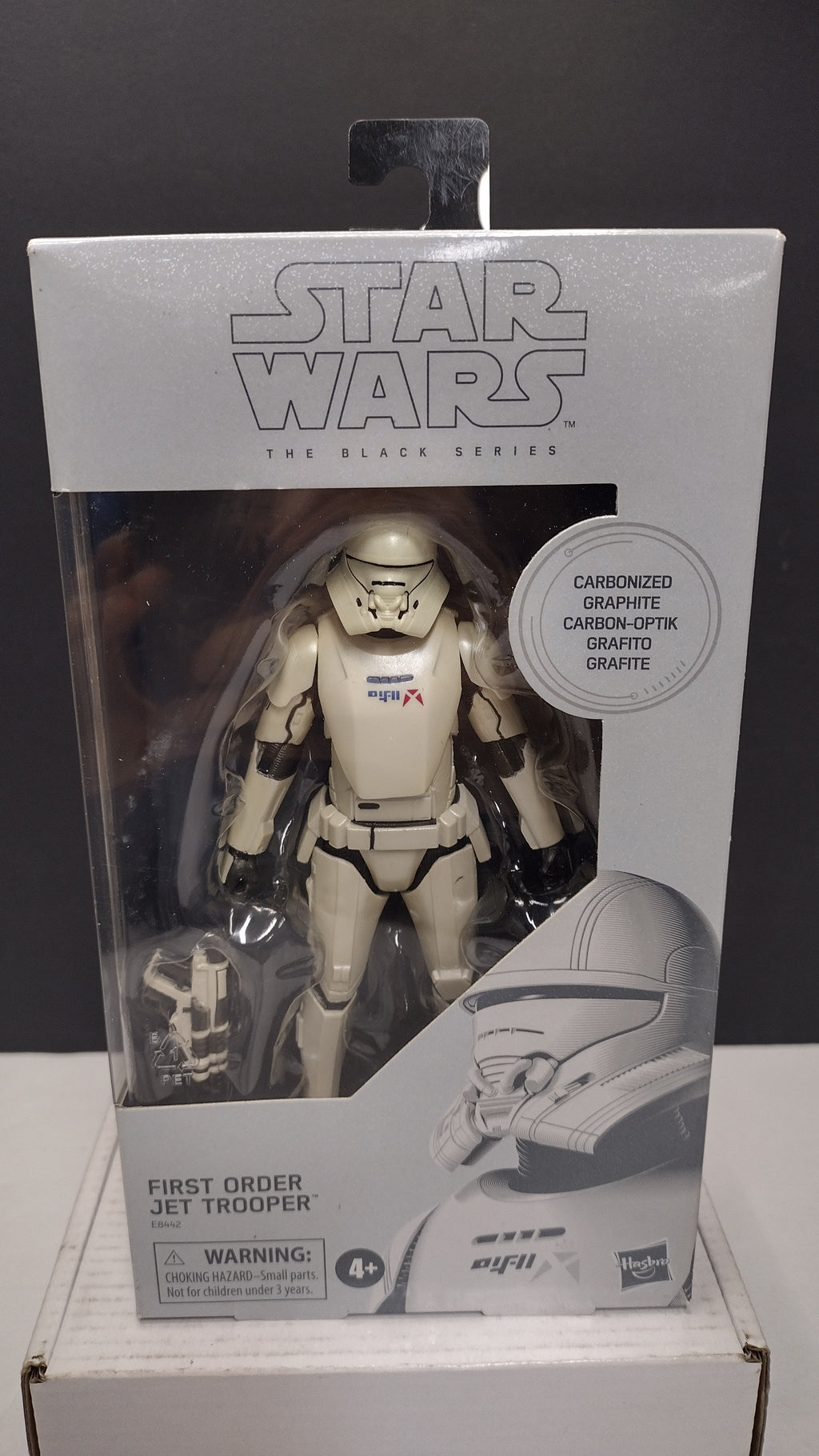 Hasbro Star Wars The Black Series First Order Jet Trooper Carbonized Collection 6" Action Figure (Walmart Exclusive - Brand New & Factory Sealed)