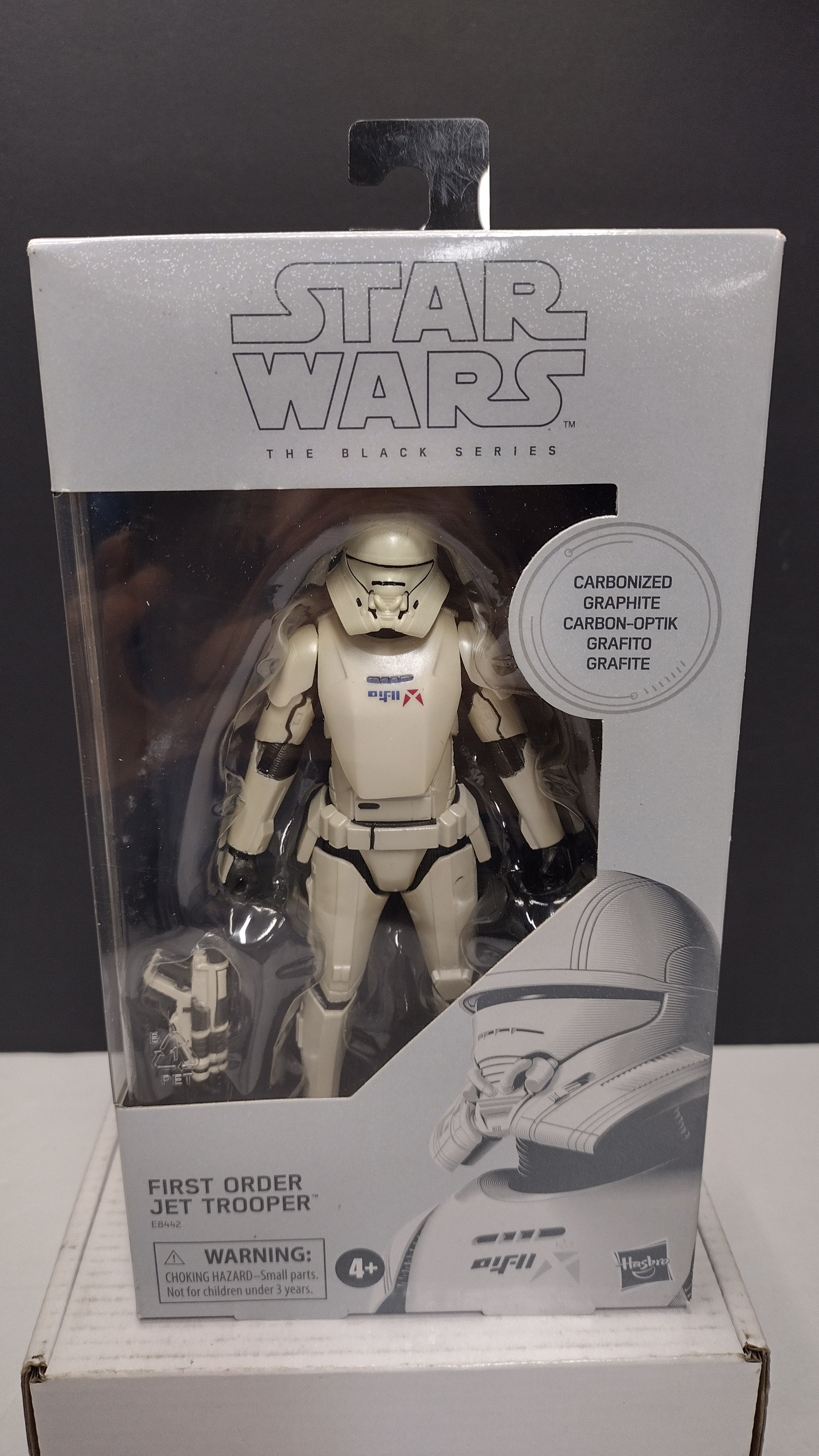 Hasbro Star Wars The Black Series First Order Jet Trooper Carbonized Collection 6" Action Figure (Walmart Exclusive - Brand New & Factory Sealed)