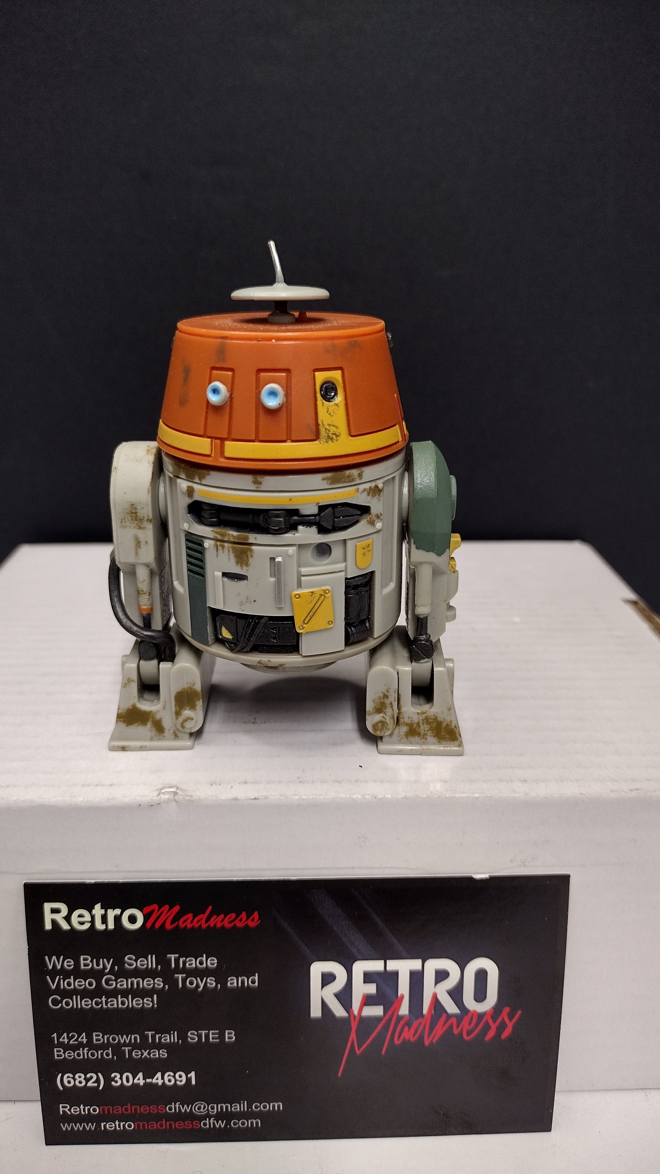 Star Wars The Black Series: Chopper (C1-10P) – 6" Scale (Star Wars Rebels)- Loose/ Incomplete