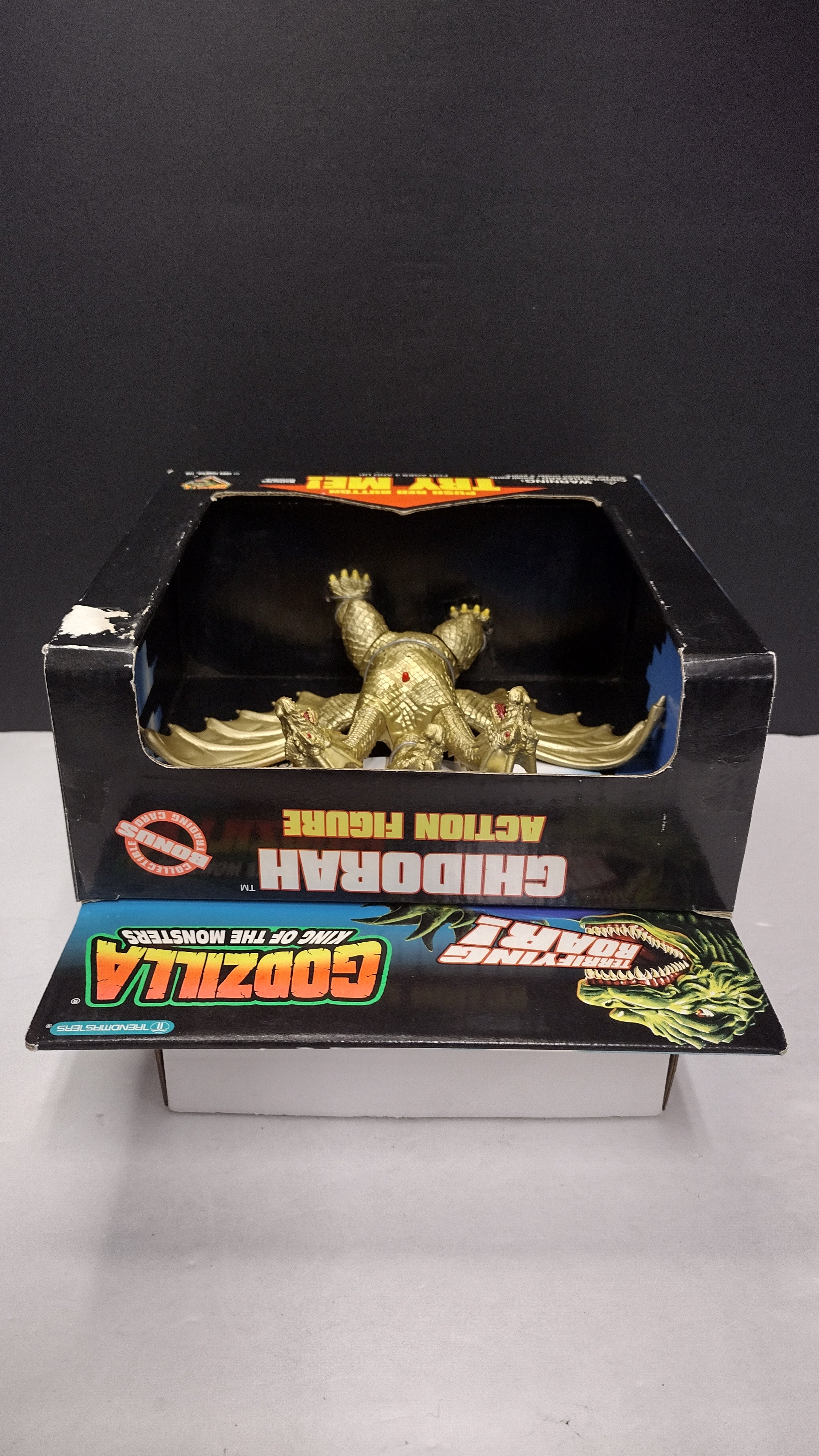 Vintage 1994 Trendmasters: Godzilla King of the Monsters – King Ghidorah Electronic Action Figure • Brand New / Factory Sealed in Original Box