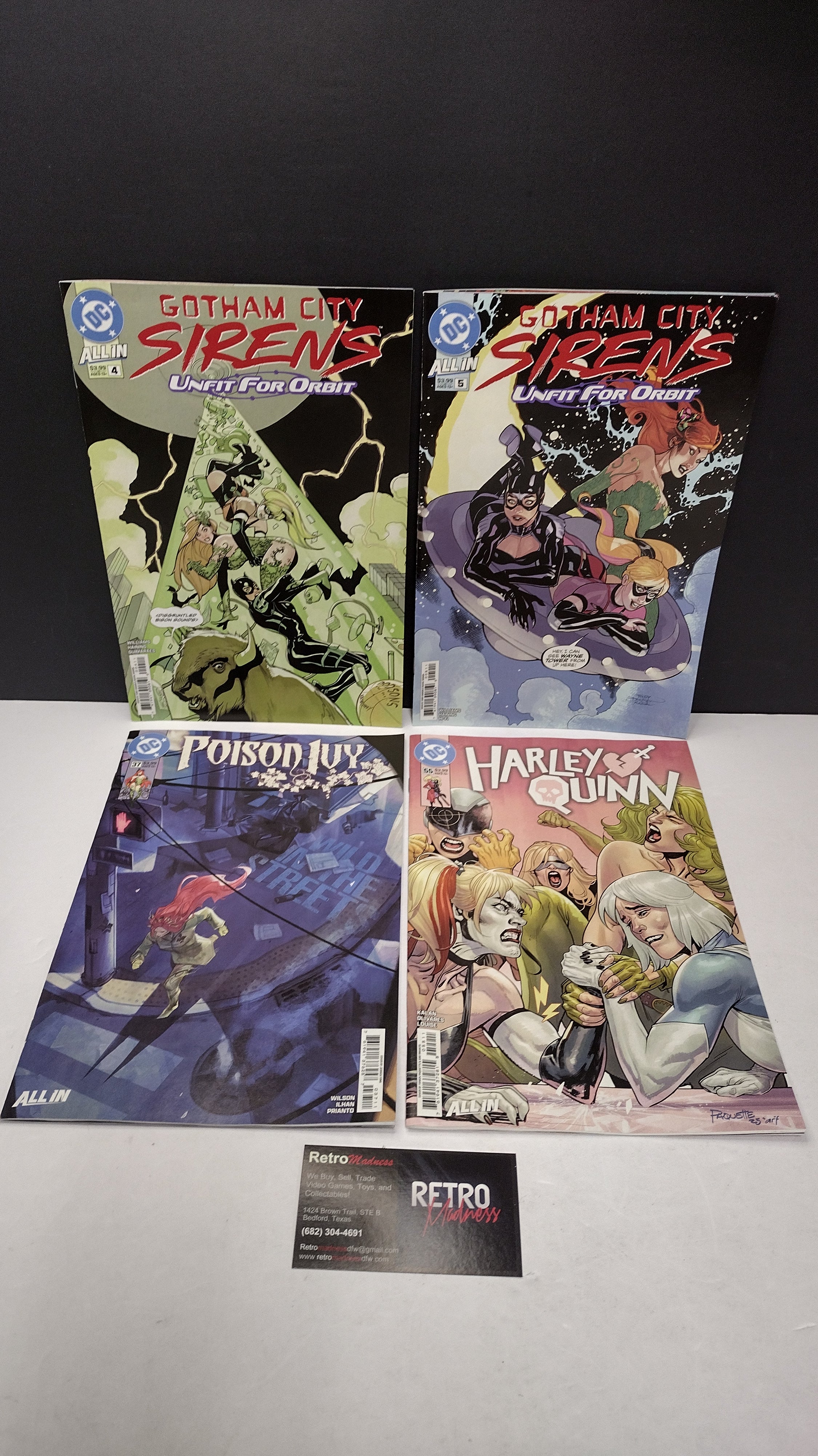 DC Comics Modern Era Lot – 4 Book Set - Lot V (Brand New / Unread)