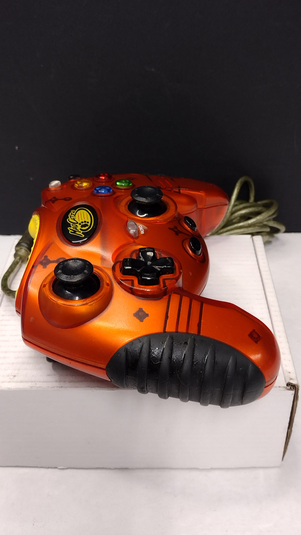 Mad Catz Original XBOX Wired Controller Transparent Orange-tested