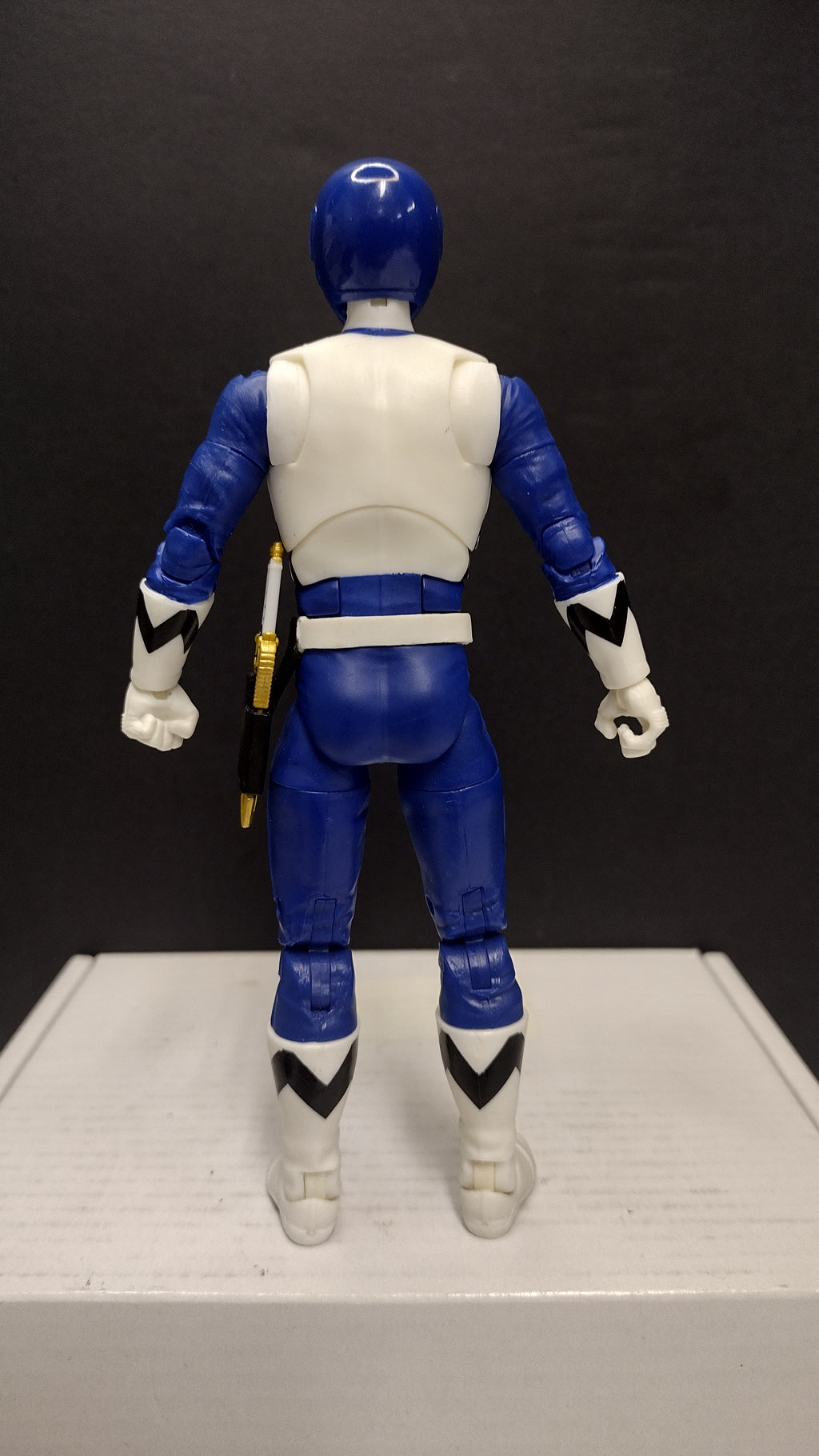 Power Rangers Lightning Collection: Lost Galaxy Blue Ranger 6-Inch Action Figure • Loose & Incomplete (Hasbro)