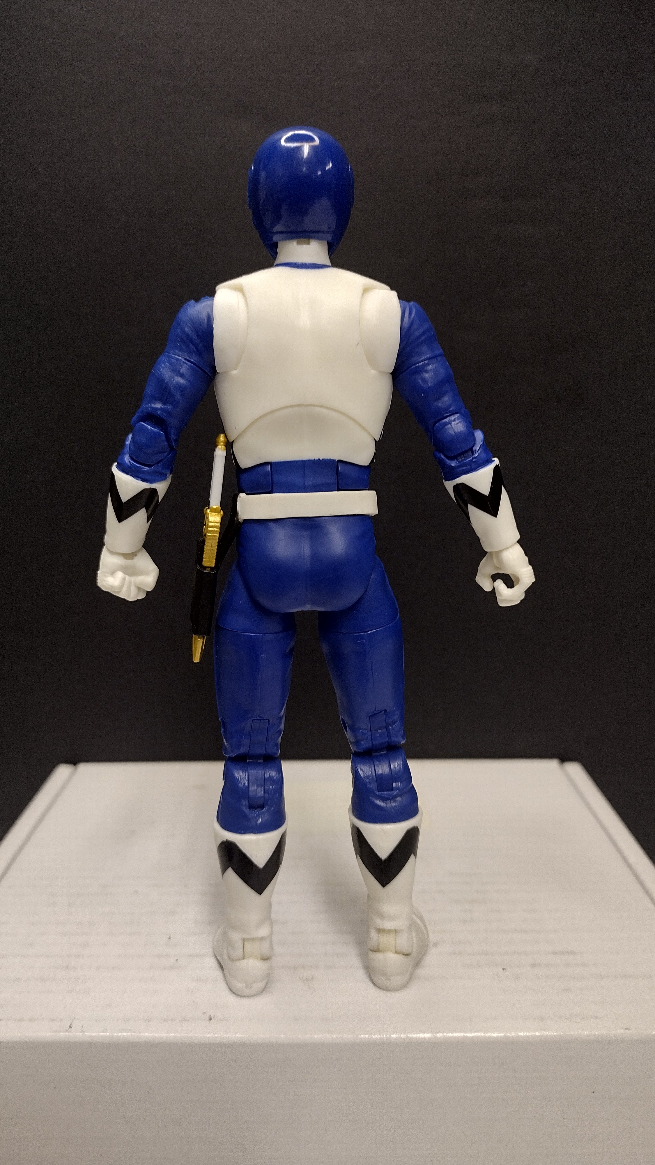 Power Rangers Lightning Collection: Lost Galaxy Blue Ranger 6-Inch Action Figure • Loose & Incomplete (Hasbro)