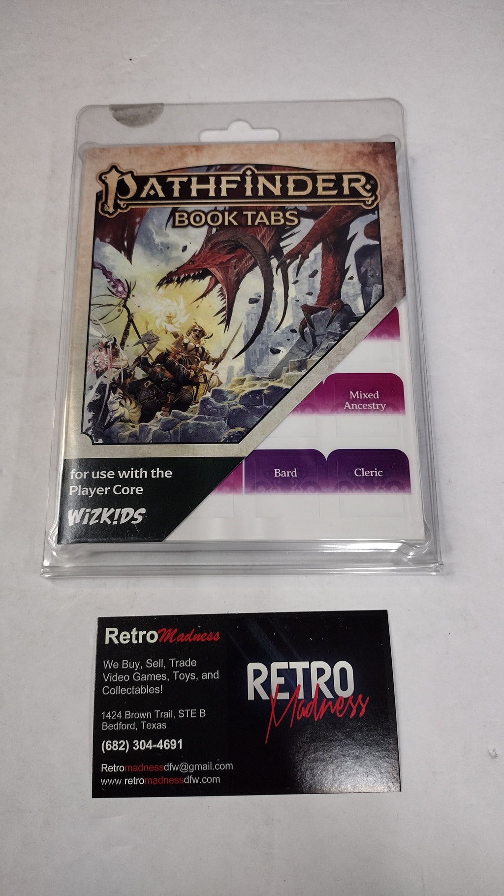 WizKids Pathfinder Book Tabs: Player Core