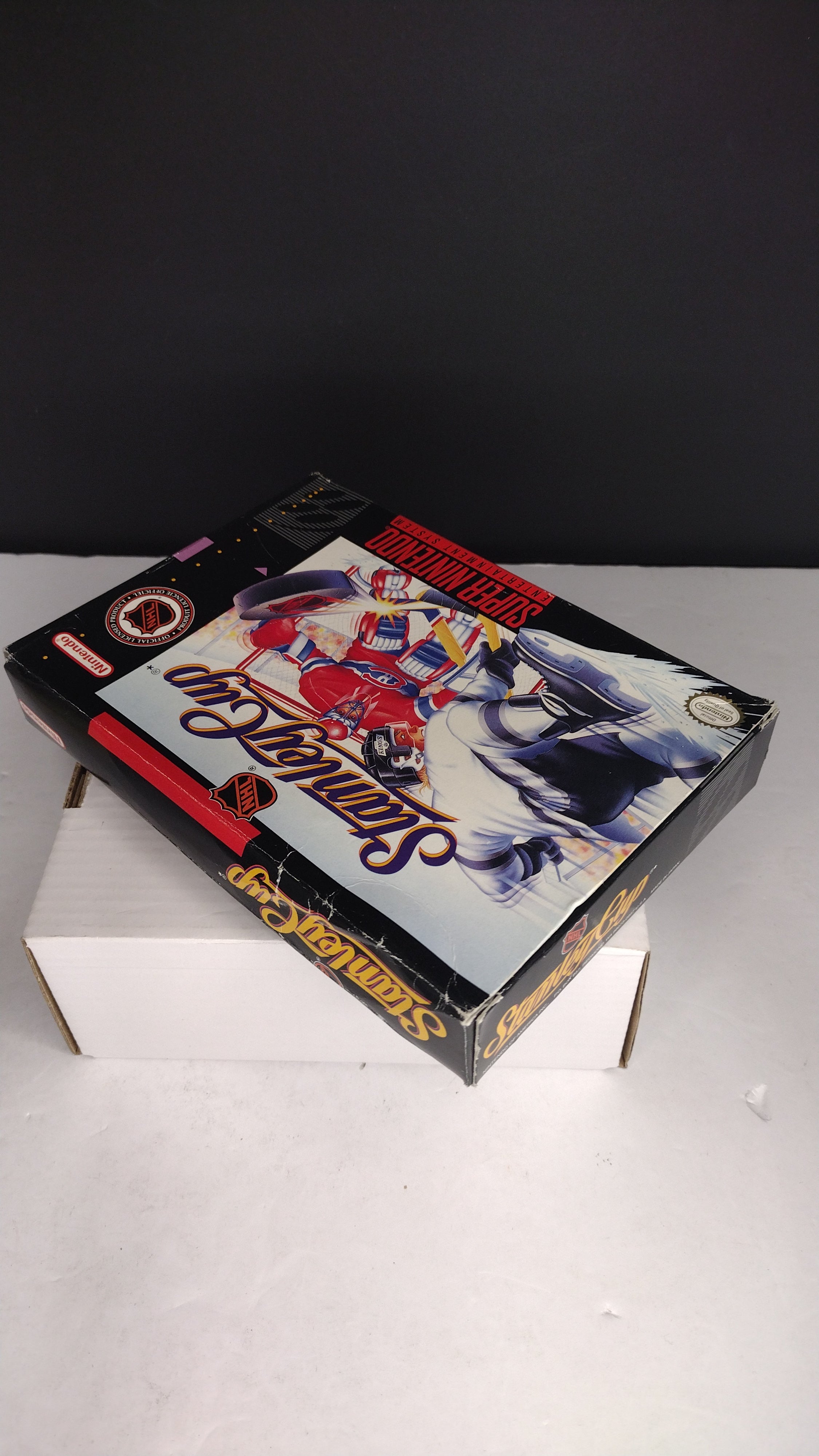 NHL Stanley Cup: SNES  Authentic Box & Manual ONLY