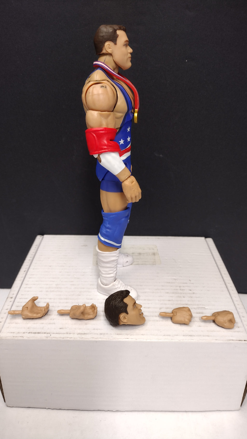 WWE Ultimate Edition Monday Night War Kurt Angle Figure Loose w/ Accessories