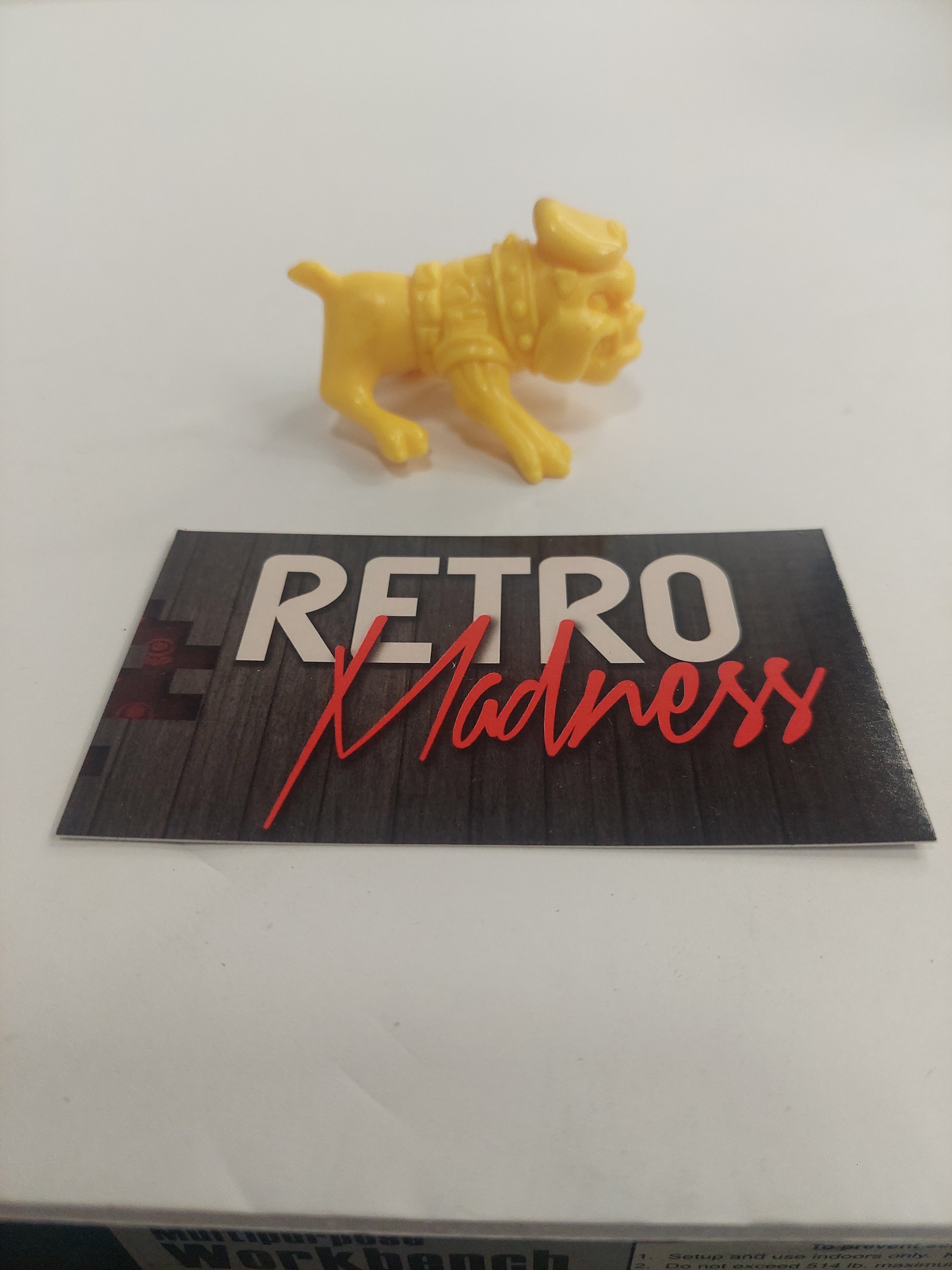 Vintage Teenage Mutant Ninja Turtles TMNT Biting Bulldog Buddy Accessory Figure