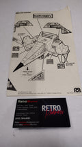 Vintage 1979 Buck Rogers - Laserscope Fighter Instructions