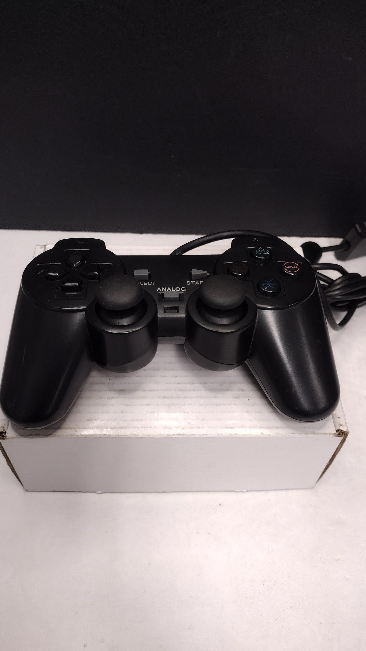 Sony PlayStation 2- 3rd Party Analog Controller 2- Black- Tested