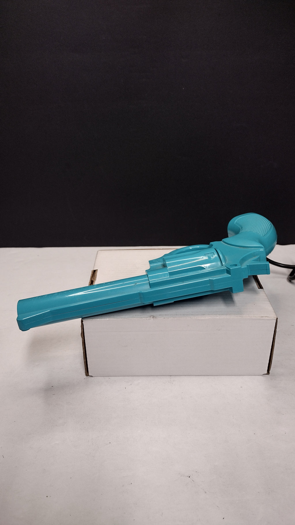 Vintage 1993 Konami "The Justifier" Blue Light Gun Pistol for Sega Genesis