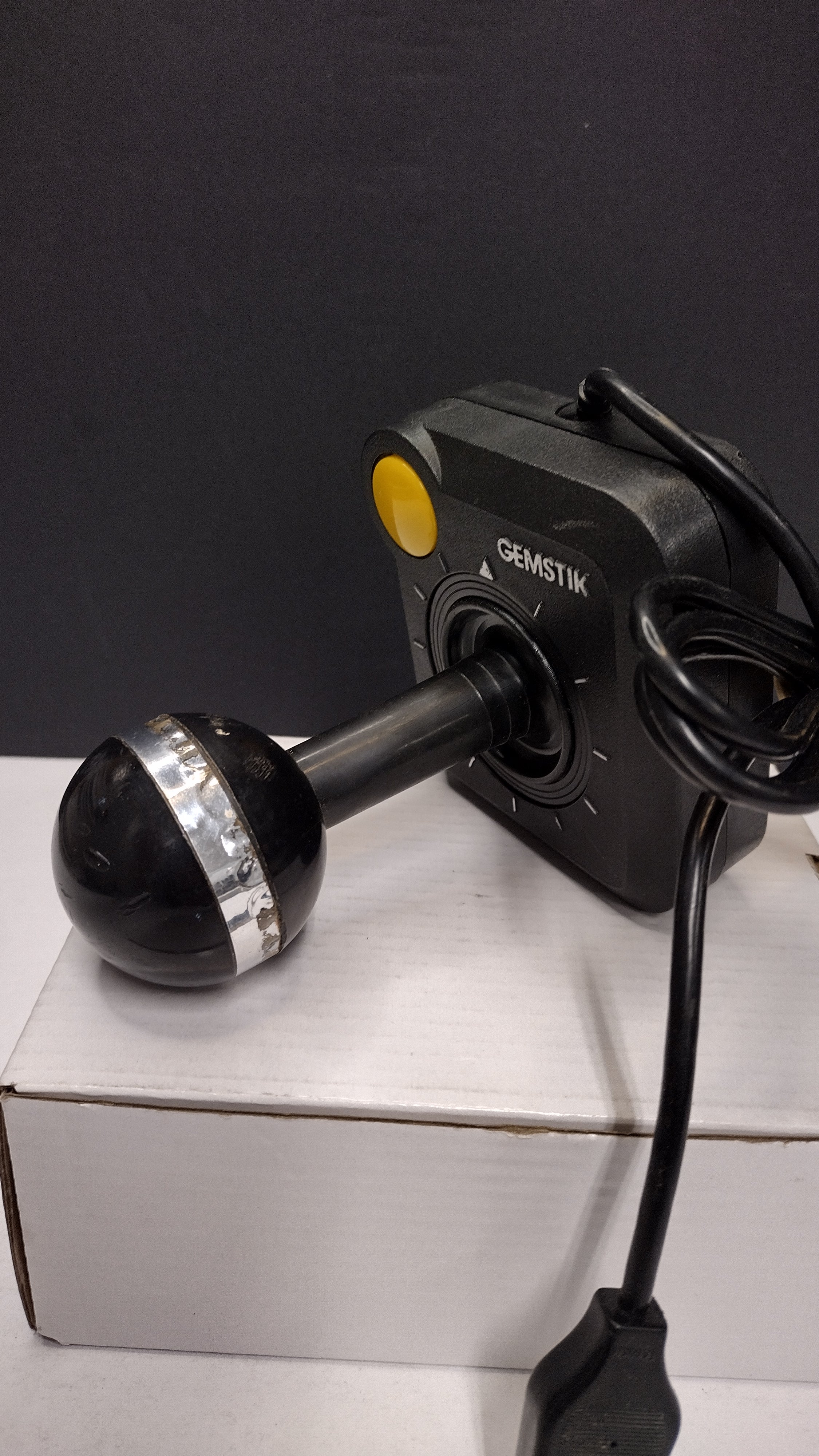 Vintage Gemini Gemstik Wired Joystick Controller with Gemgrip for Atari 2600 & Commodore 64