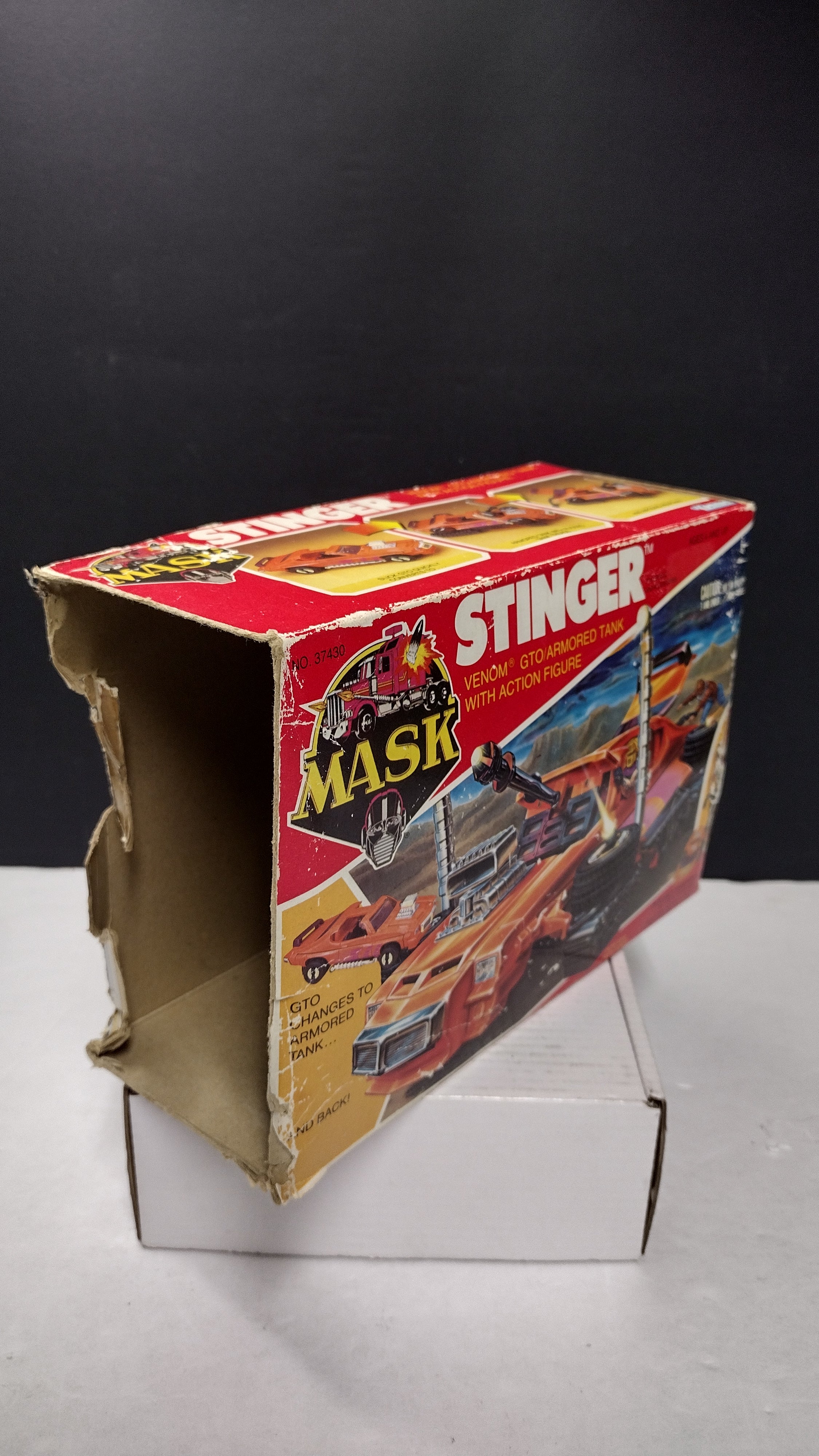 Vintage 1985 Kenner M.A.S.K. Series 1 Stinger Pontiac GTO w/ Original Box & Instructions (Incomplete / Parts Lot)